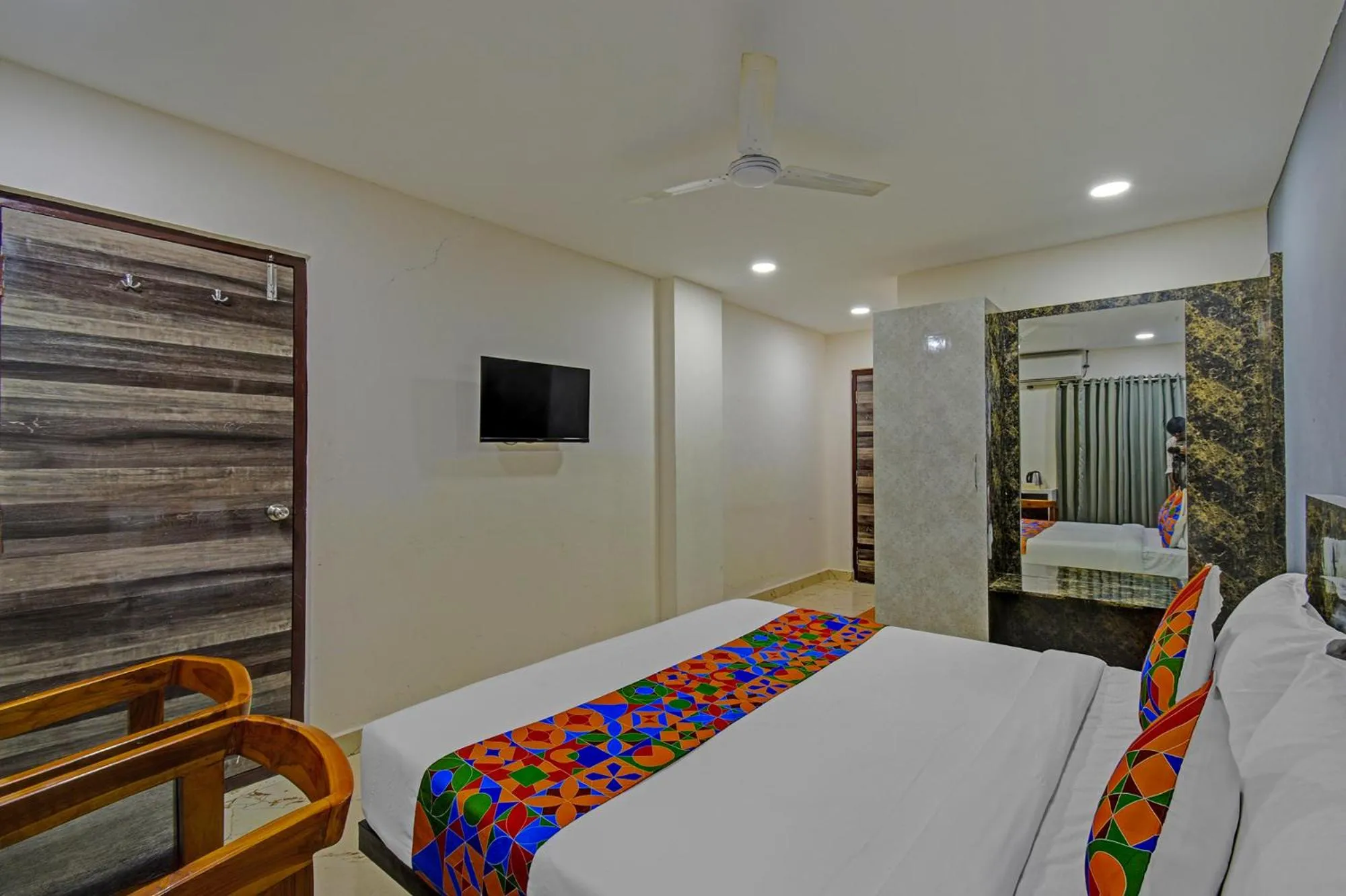 Bed in FabHotel Rio - Nr Ramoji Filmcity, LB Nagar