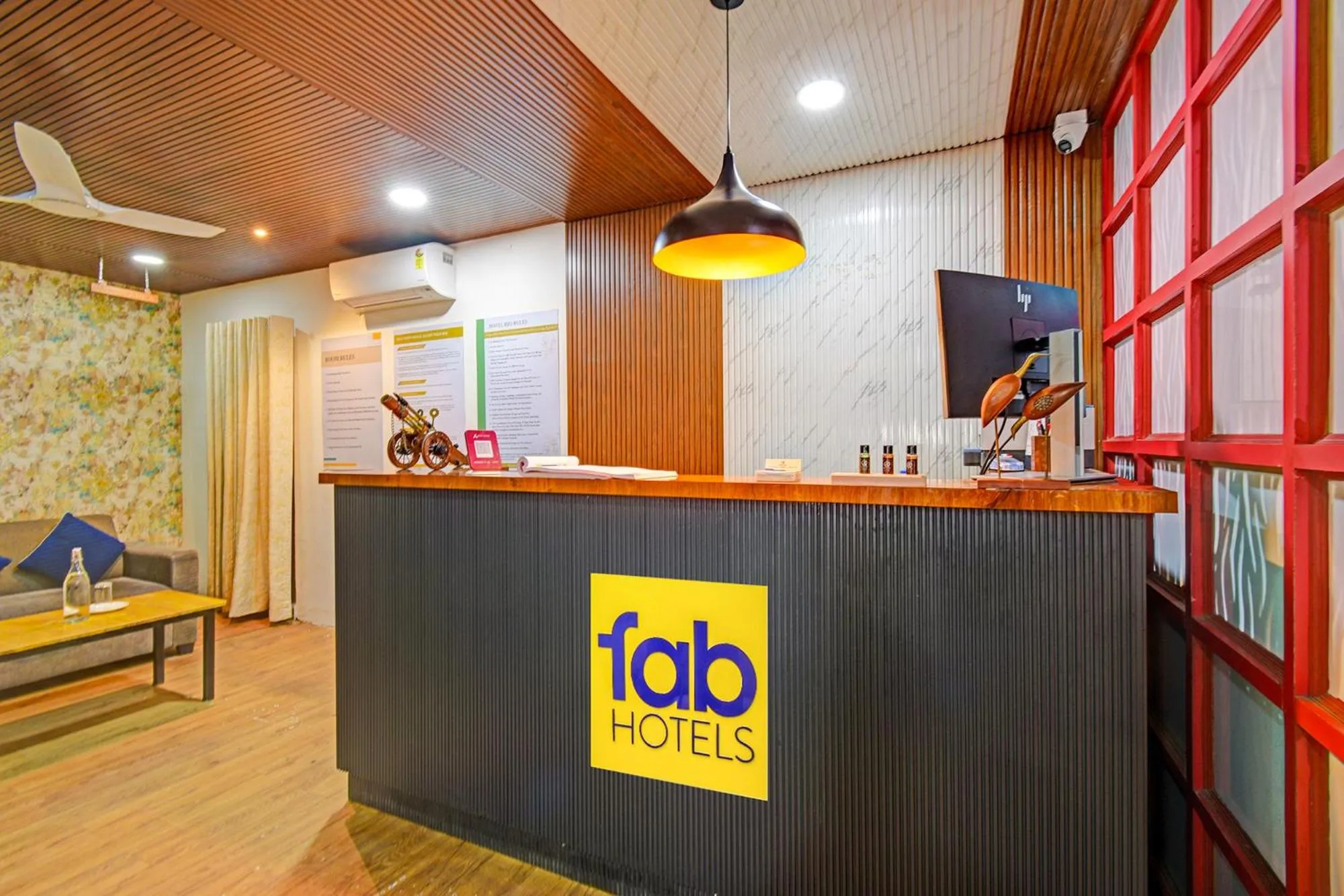 Lobby or reception in FabHotel Rio - Nr Ramoji Filmcity, LB Nagar