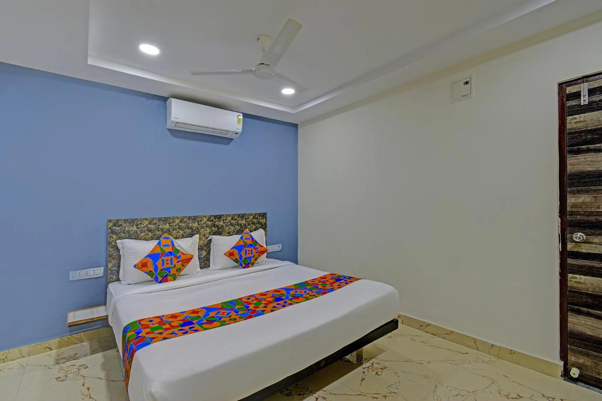 Bed in FabHotel Rio - Nr Ramoji Filmcity, LB Nagar