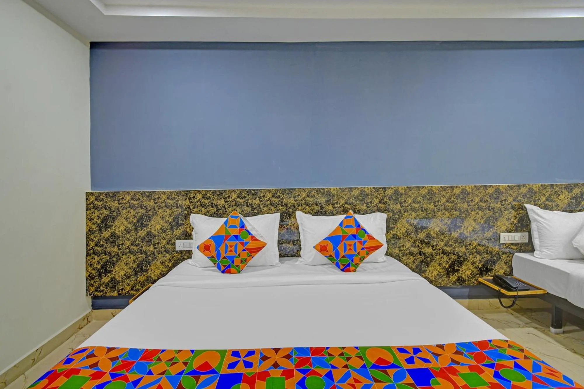 Bed in FabHotel Rio - Nr Ramoji Filmcity, LB Nagar