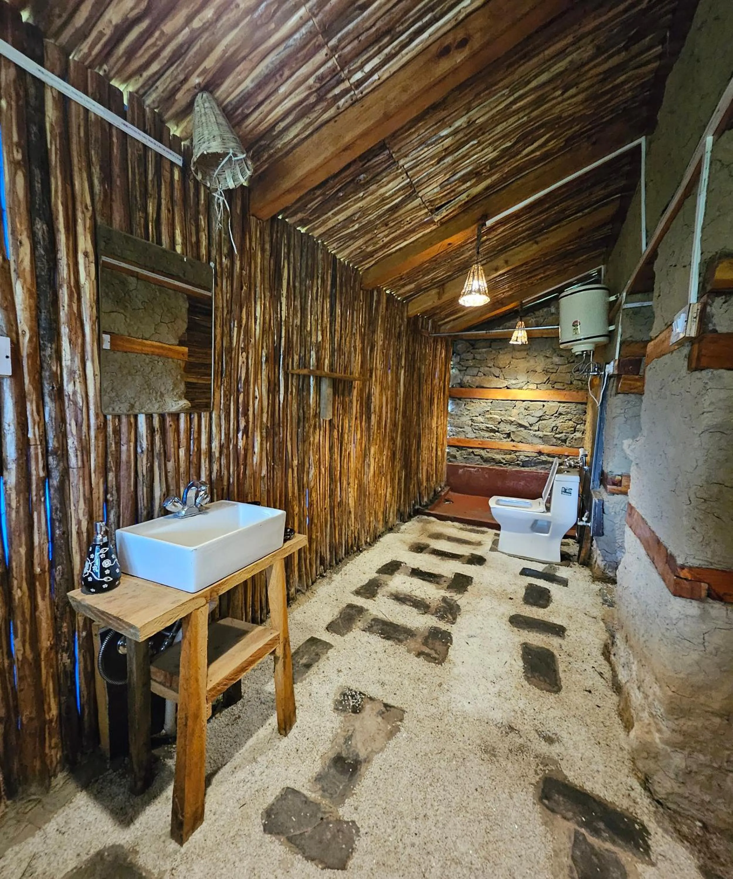 Bathroom in Upepo - The Sky Village