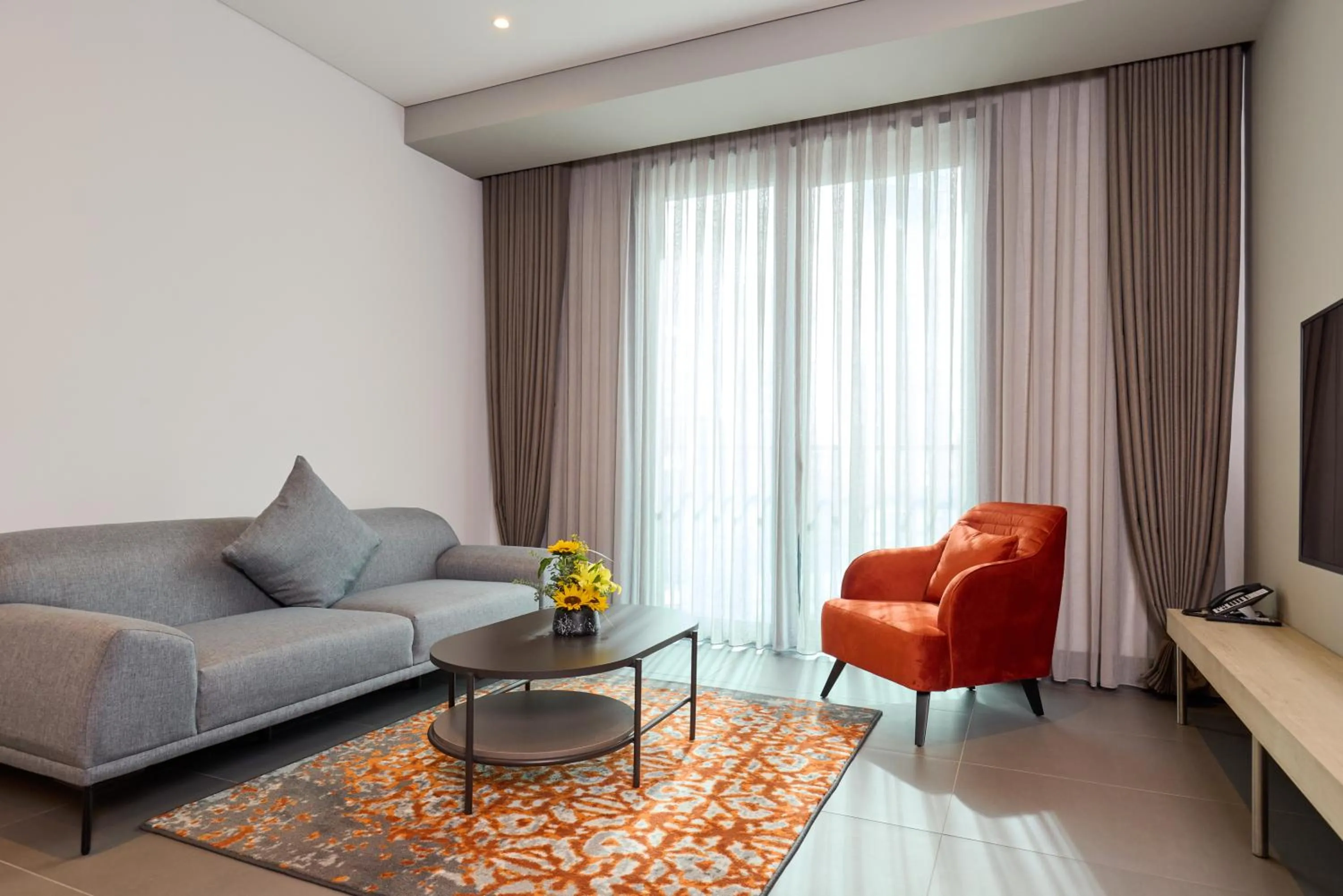 Living room in Bomonti Arjaan by Rotana