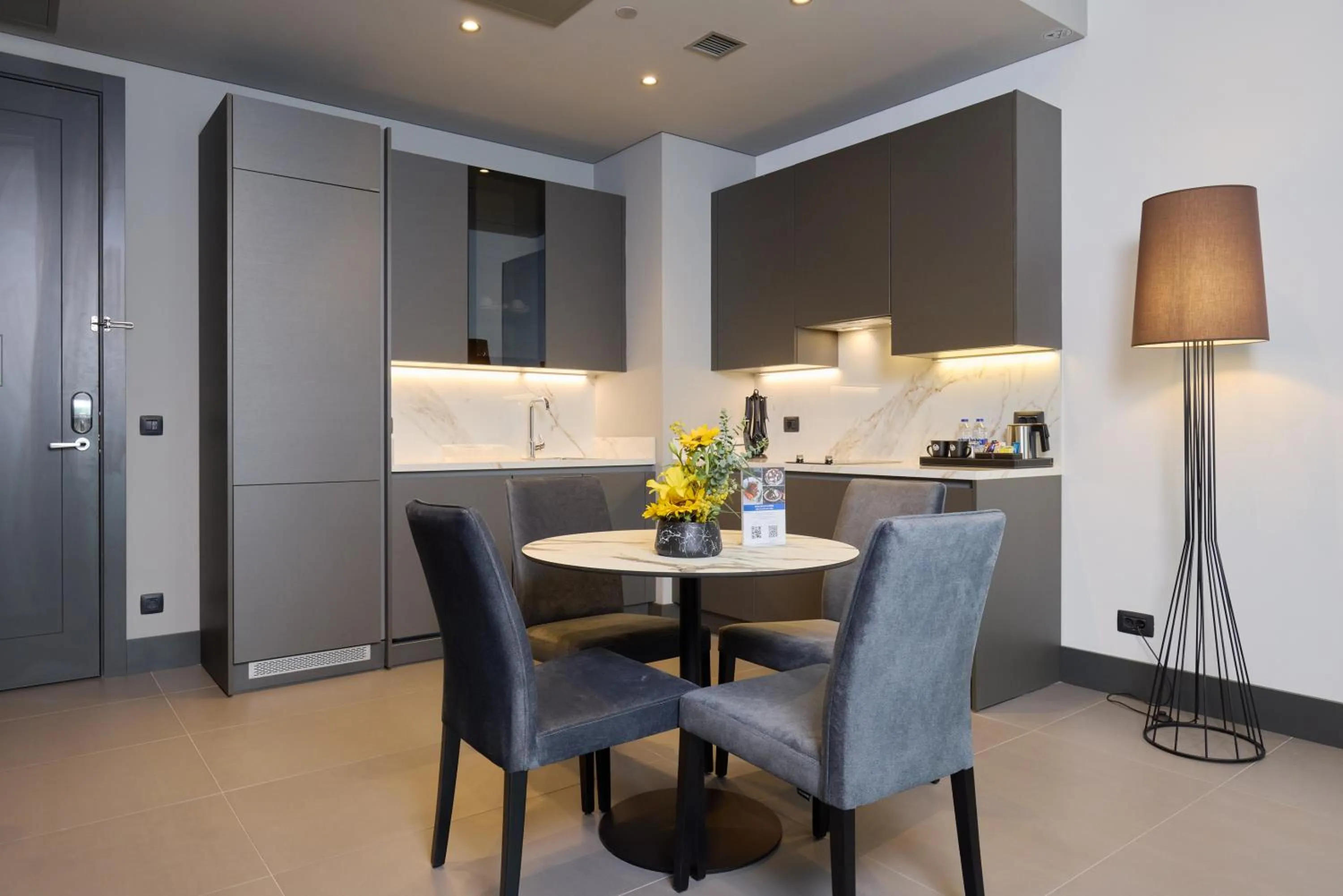 Kitchen or kitchenette in Bomonti Arjaan by Rotana