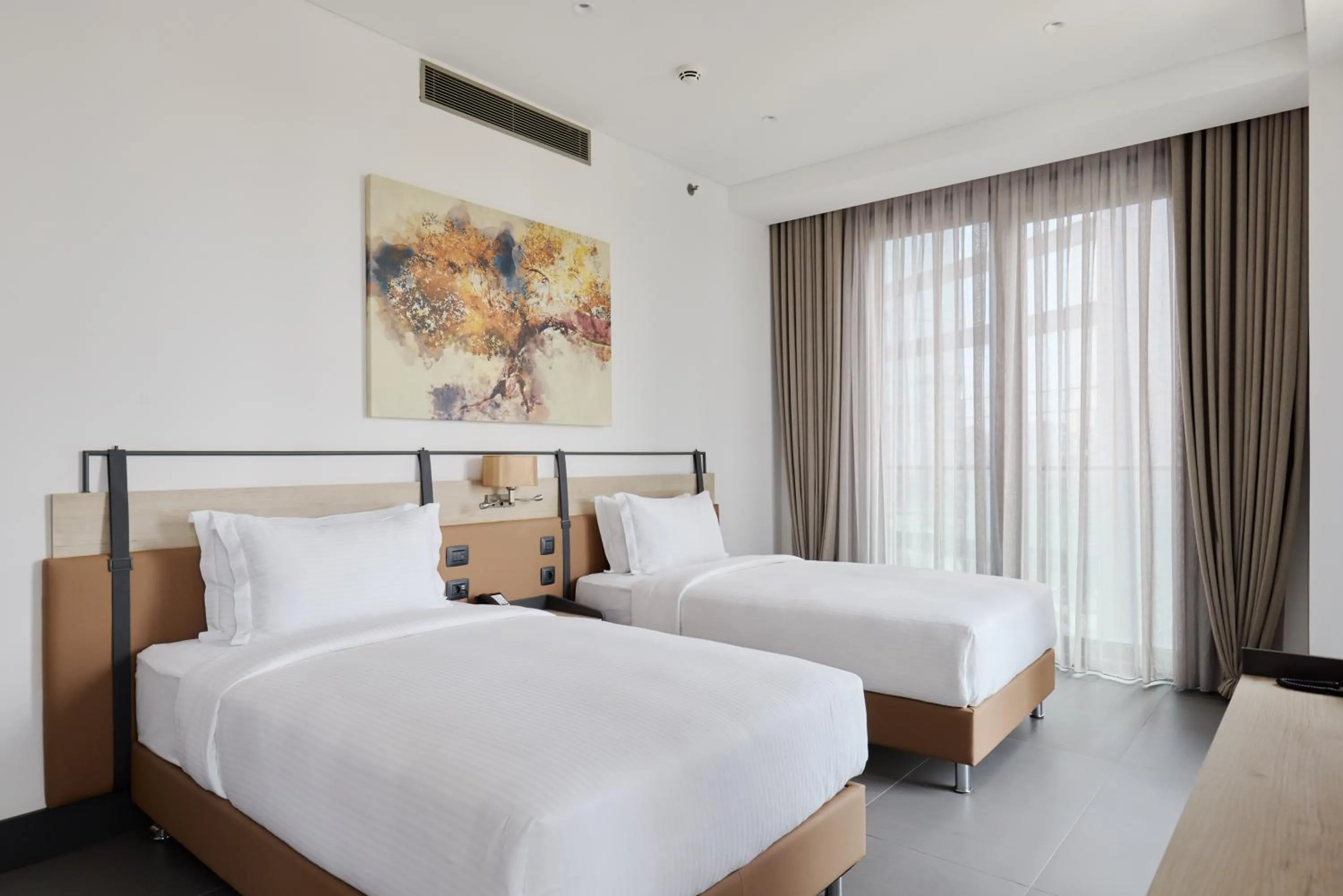 Bedroom, Bed in Bomonti Arjaan by Rotana