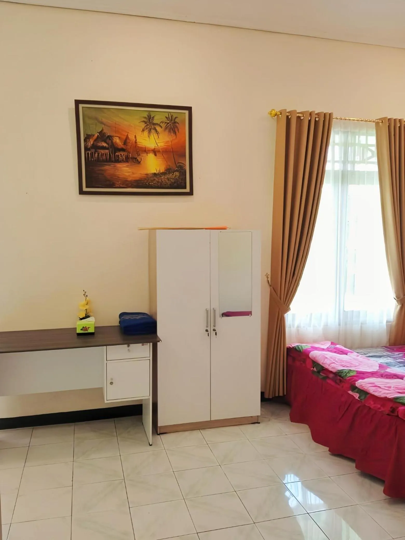 Bed in Penginapan Prambanan TRISAN