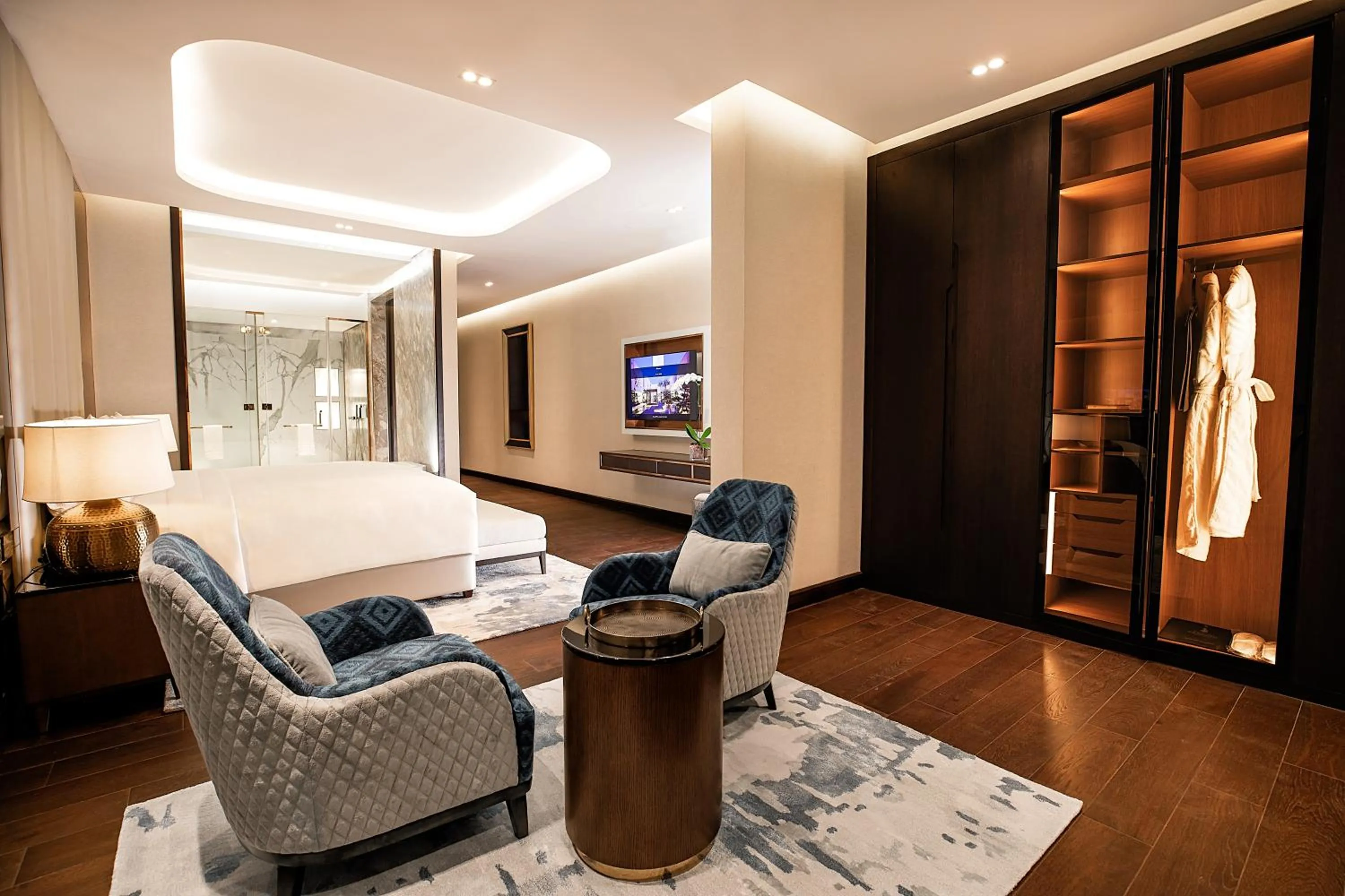 Bed in The Biltmore Hotel Villas, Dubai