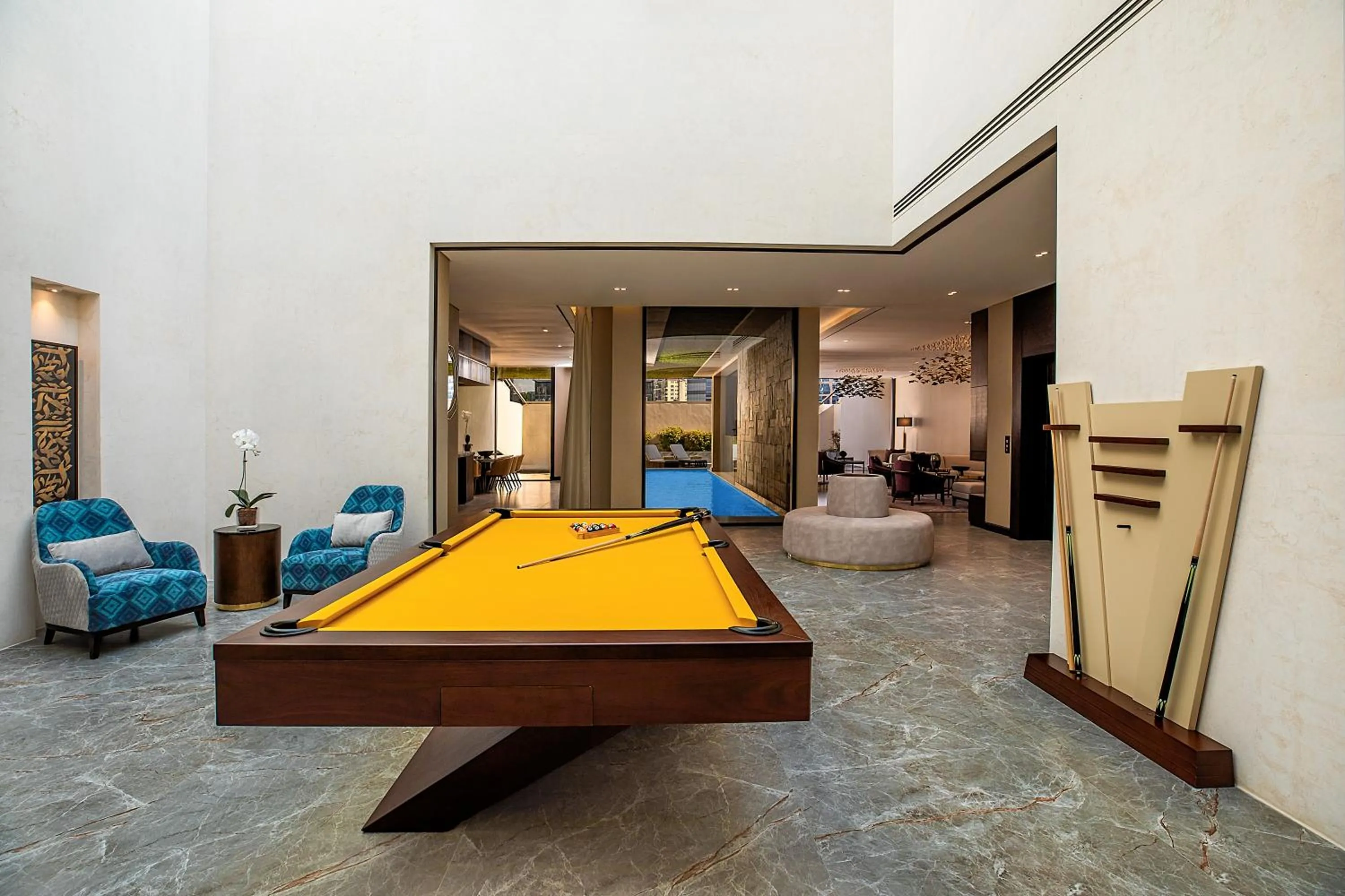 Billiard in The Biltmore Hotel Villas, Dubai