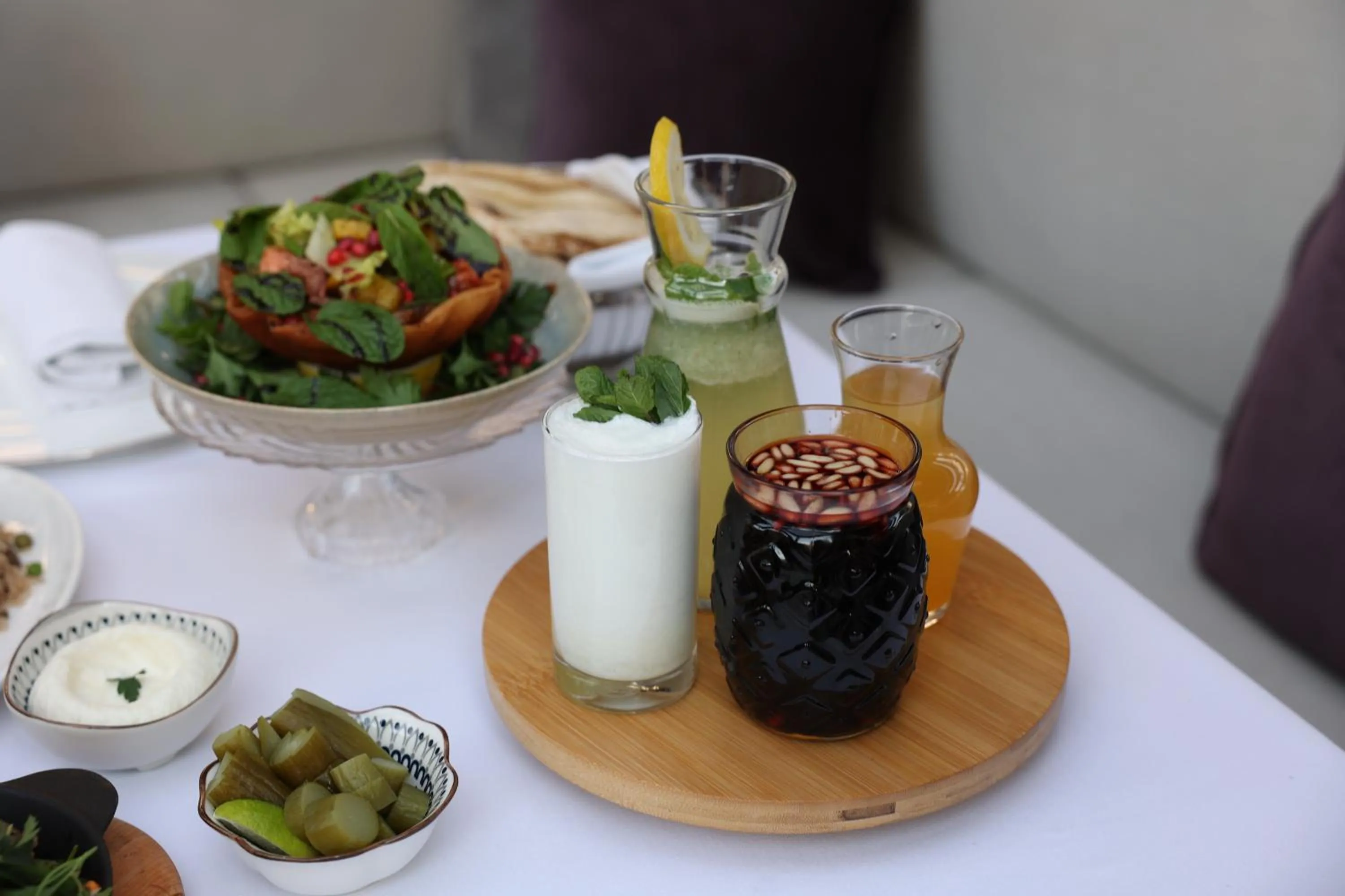 Food and drinks in The Biltmore Hotel Villas, Dubai