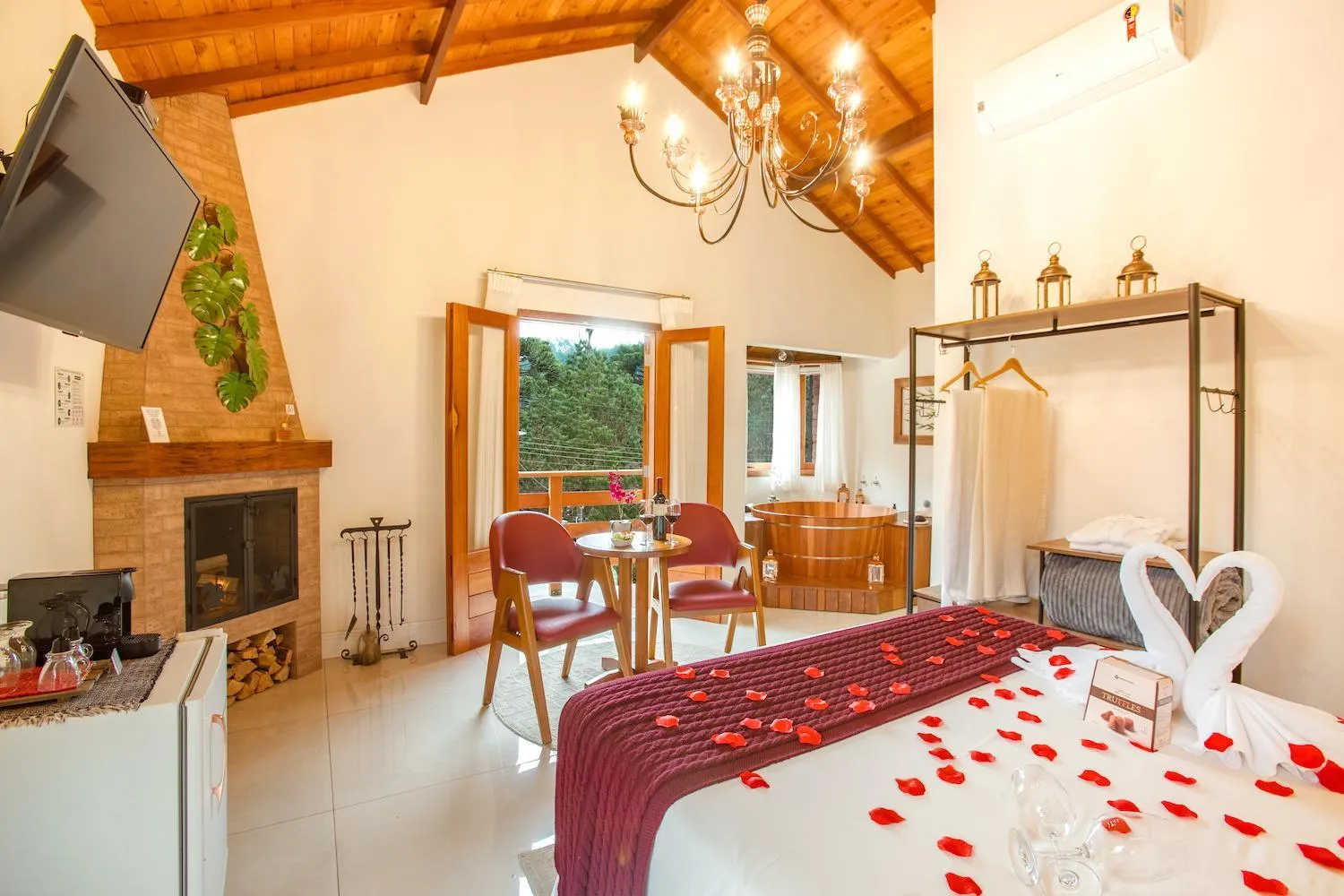 Bed in Pousada Valle das Flores Monte Verde