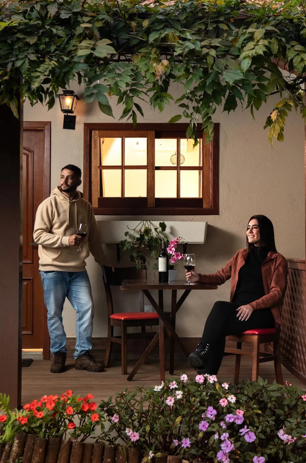 Balcony/Terrace in Pousada Valle das Flores Monte Verde