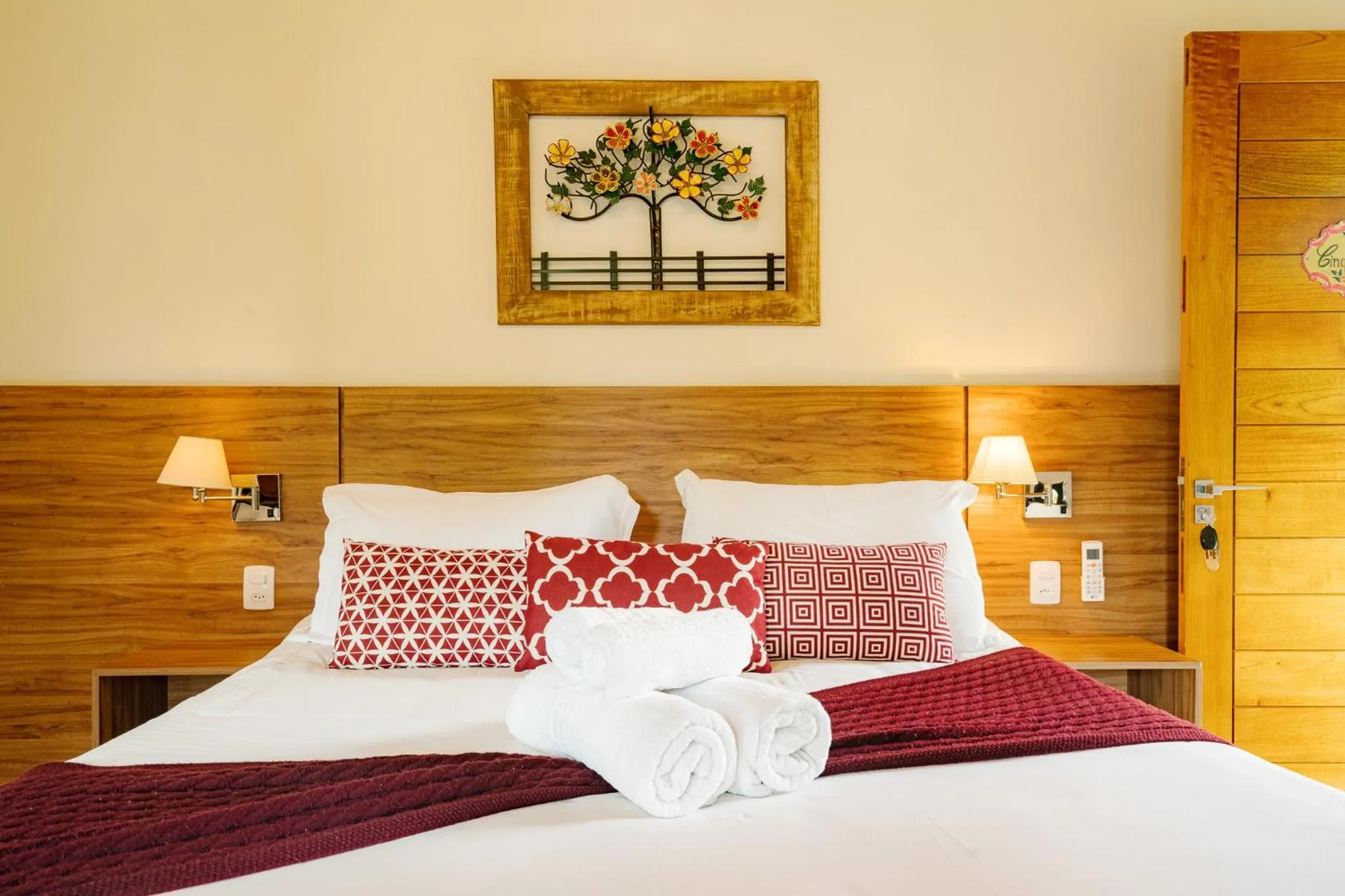 Bed in Pousada Valle das Flores Monte Verde