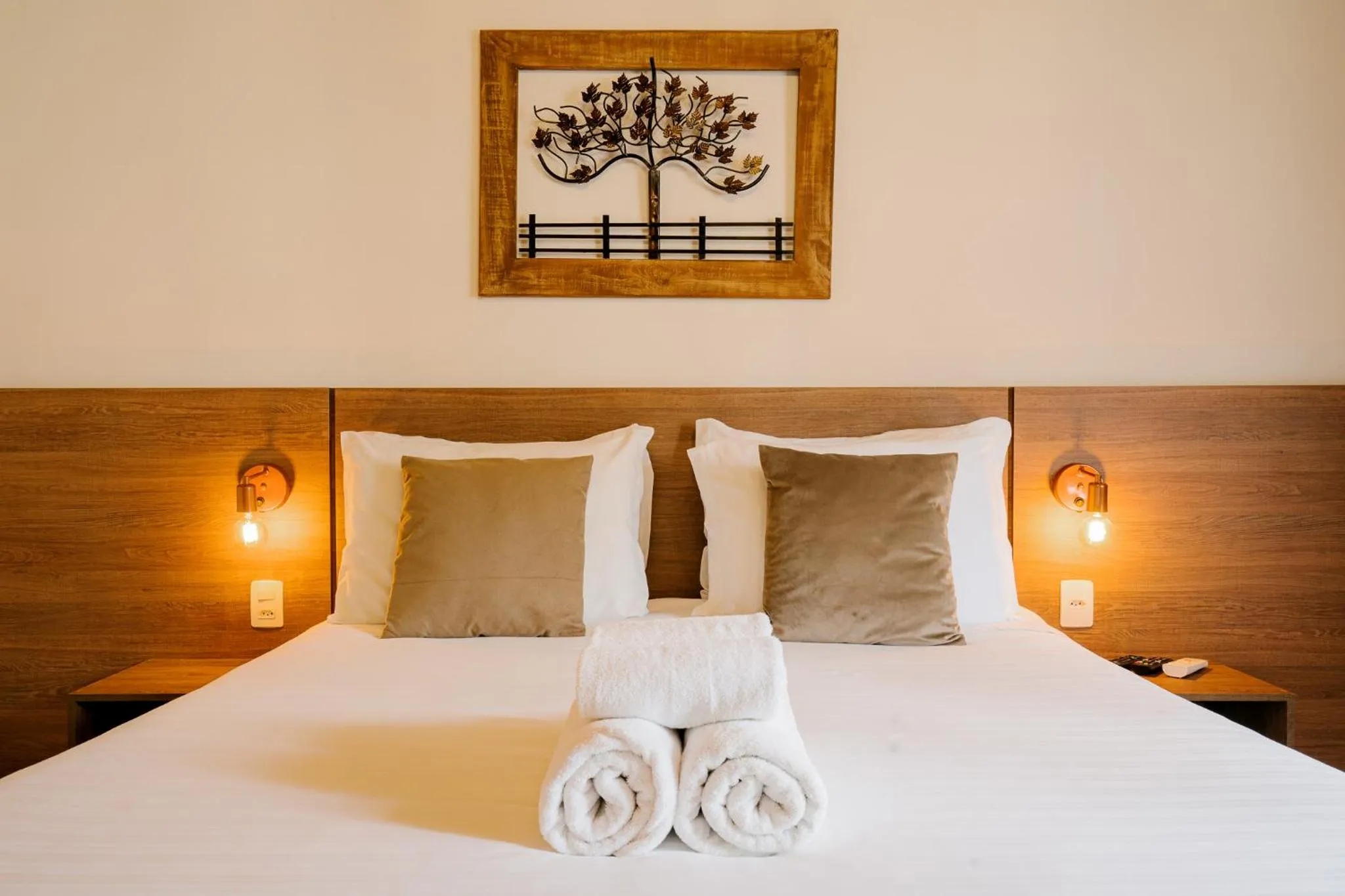 Bed in Pousada Valle das Flores Monte Verde