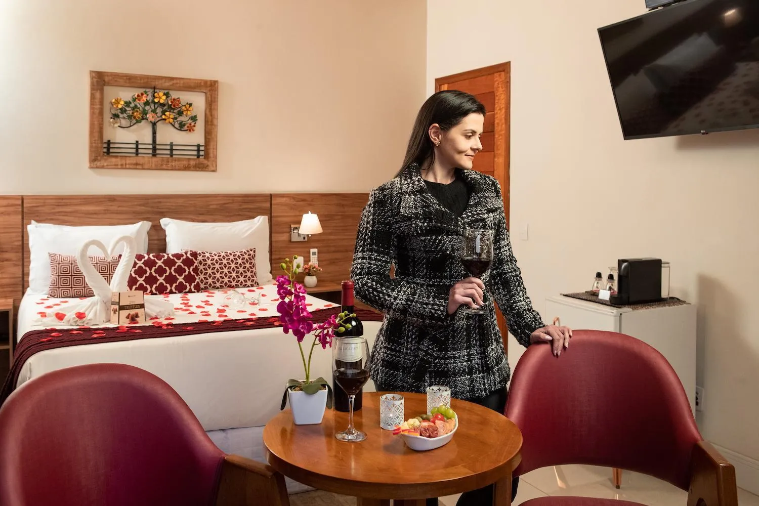 Decorative detail, Bed in Pousada Valle das Flores Monte Verde