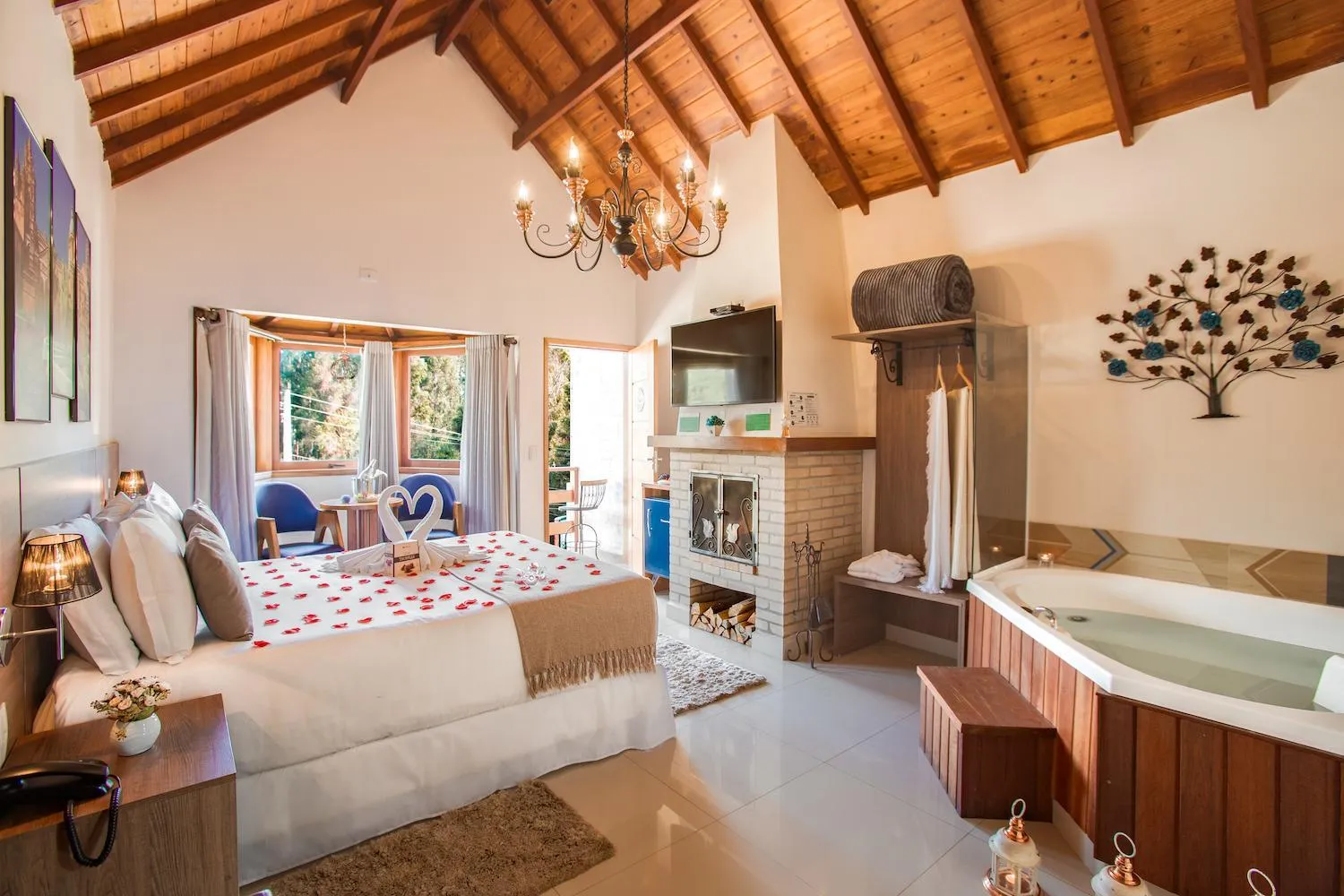 Bed in Pousada Valle das Flores Monte Verde