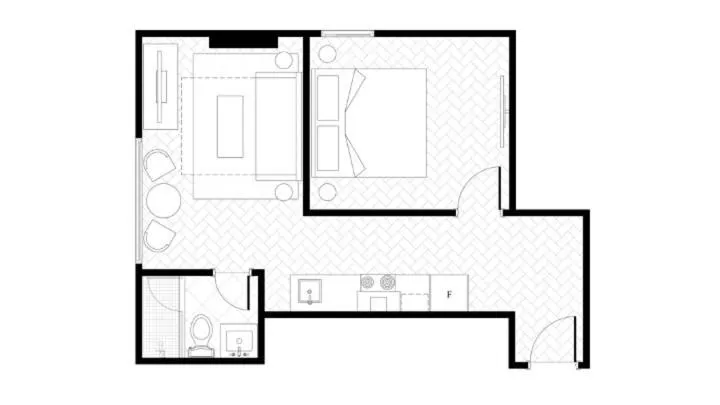 Floor plan in The Dorchester Hotel