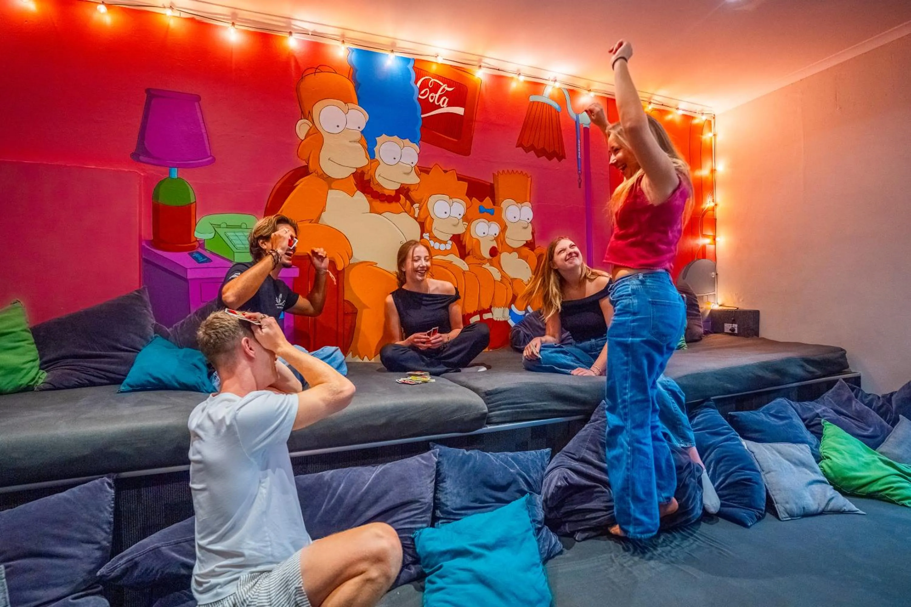 Living room in Mad Monkey Kings Cross