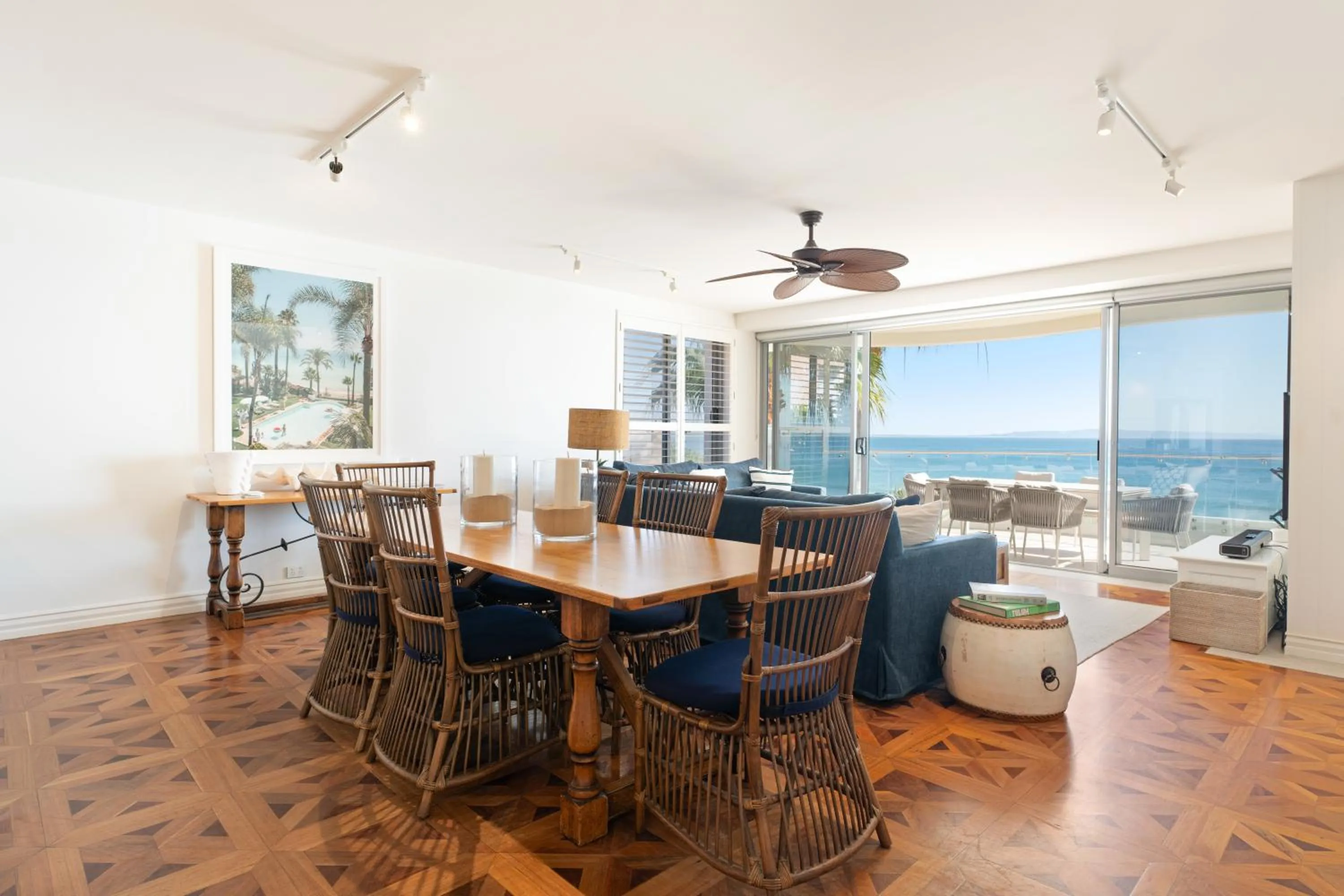 Living room in La Mer Apartments