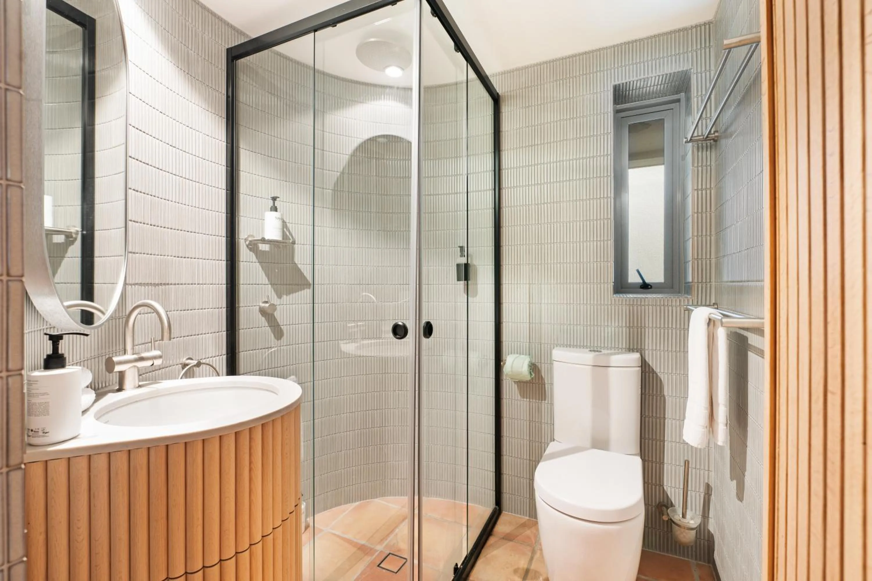 Shower in La Mer Apartments