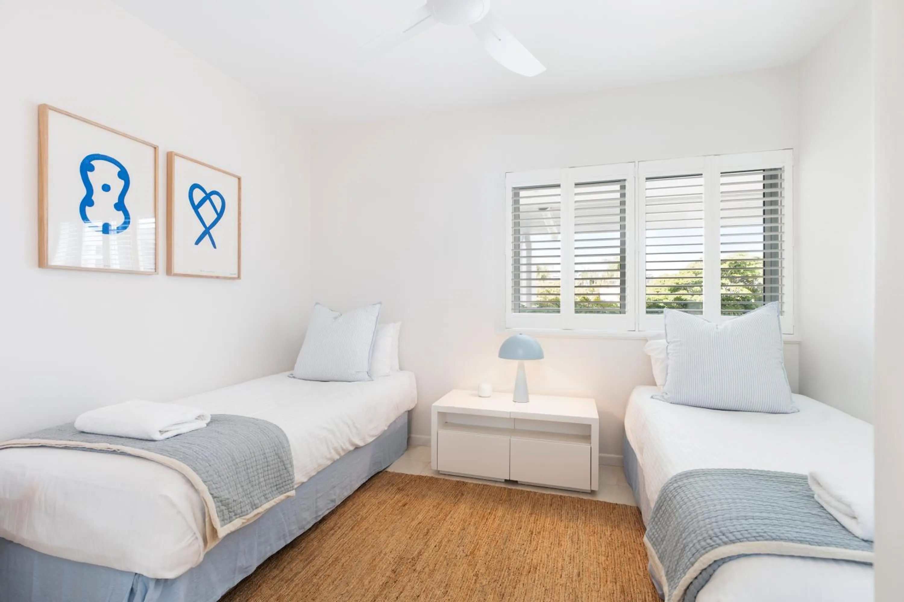 Bedroom in La Mer Apartments