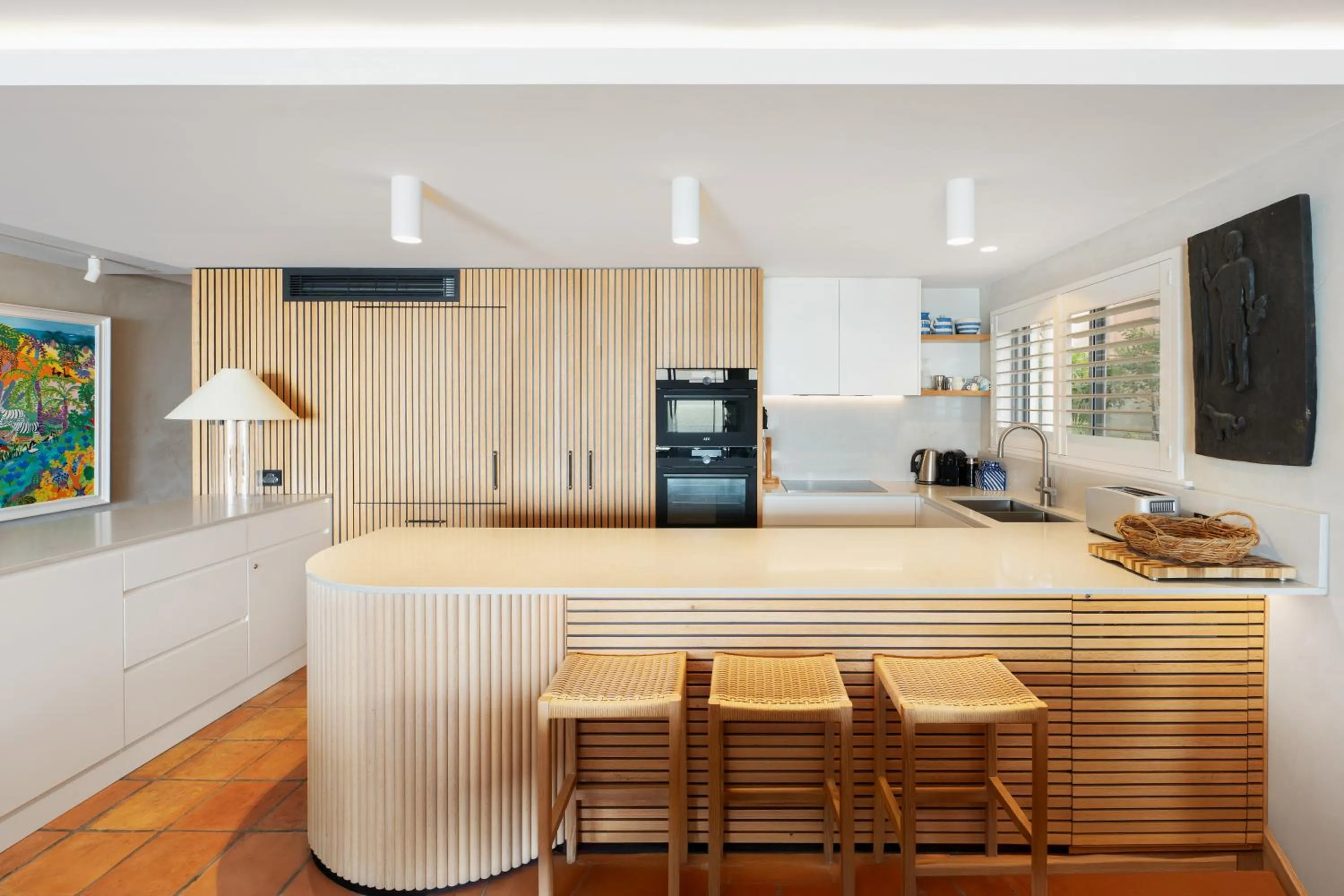 Kitchen or kitchenette in La Mer Apartments