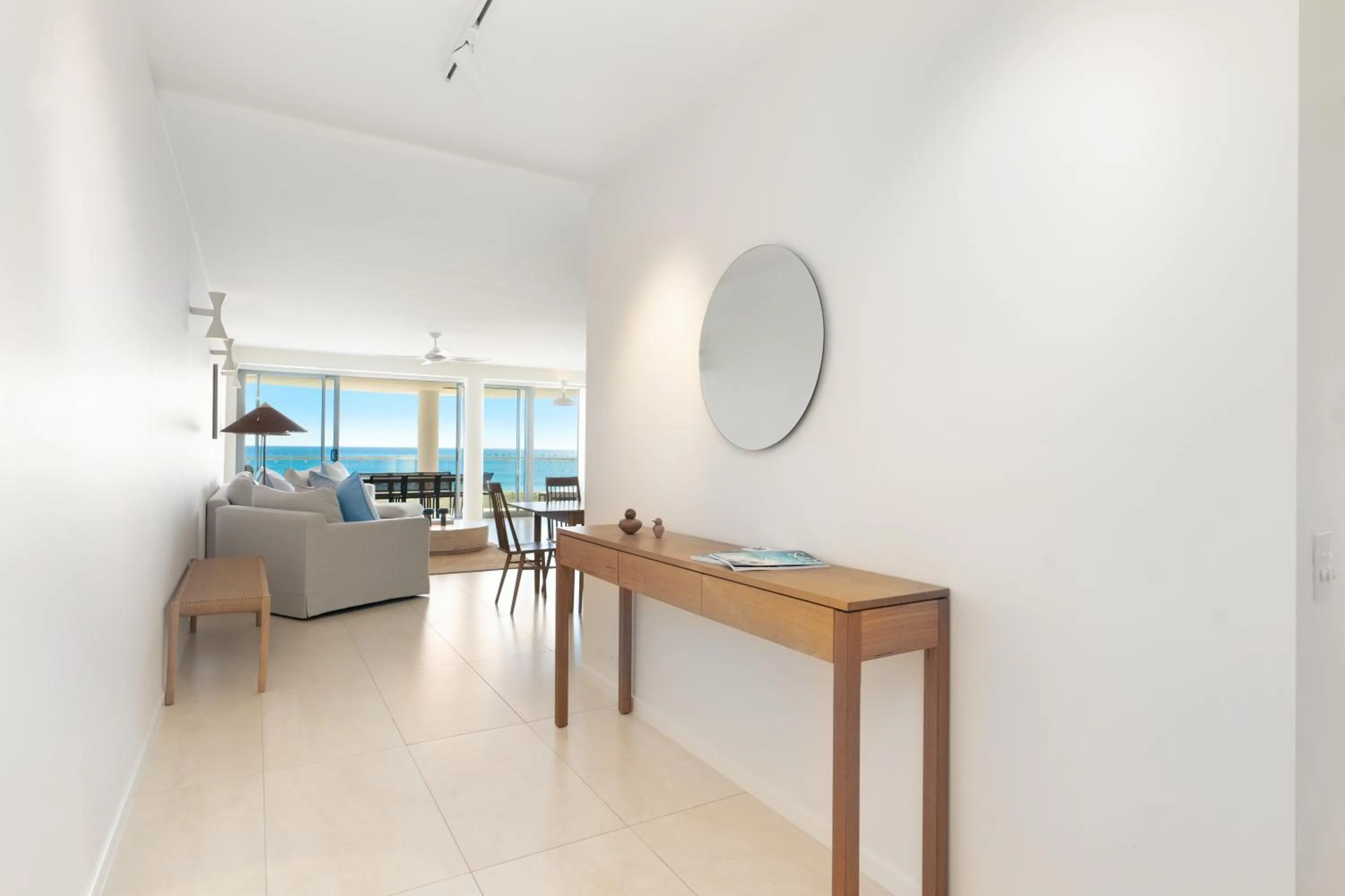 Living room in La Mer Apartments