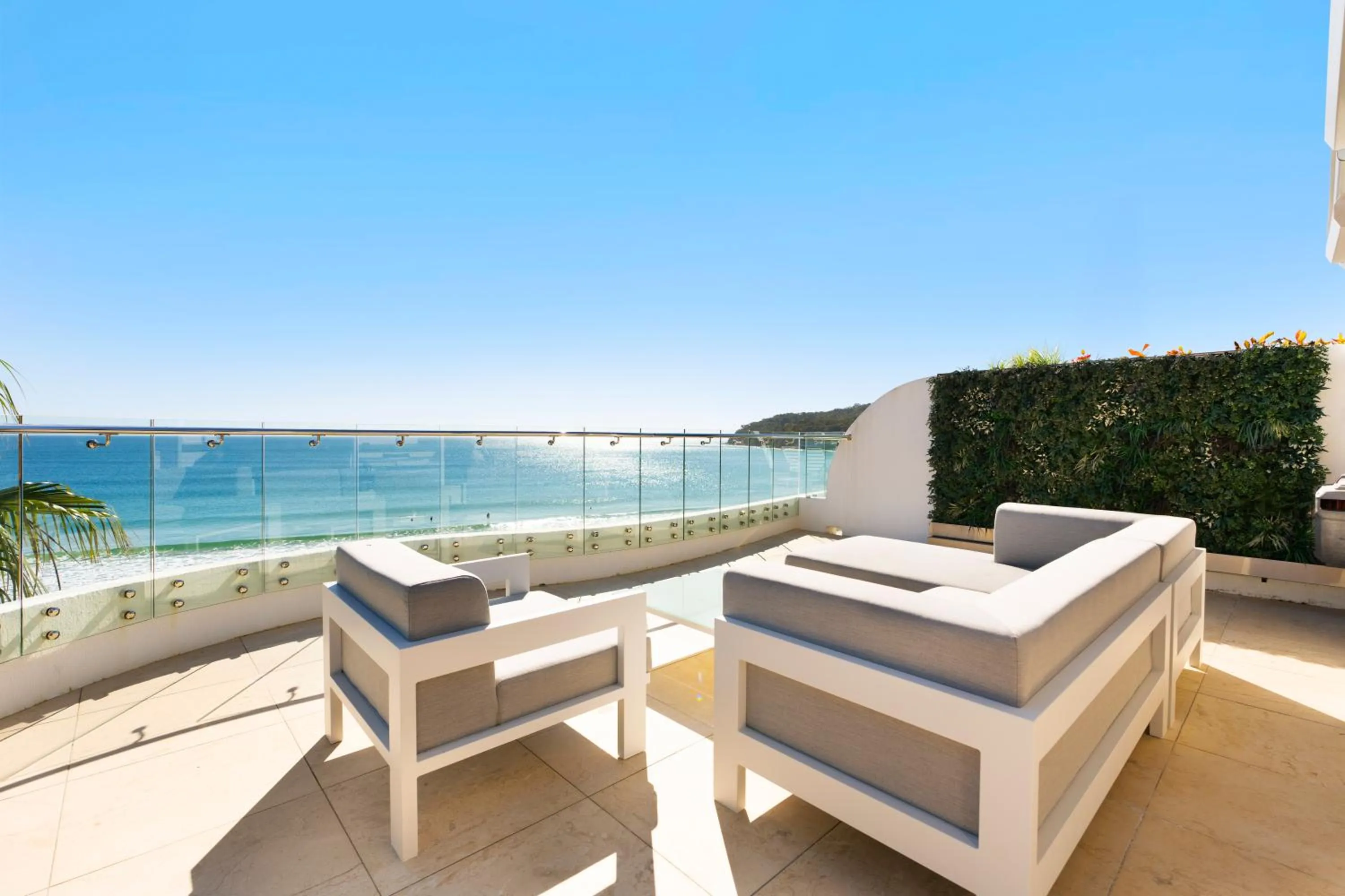 Patio in La Mer Apartments