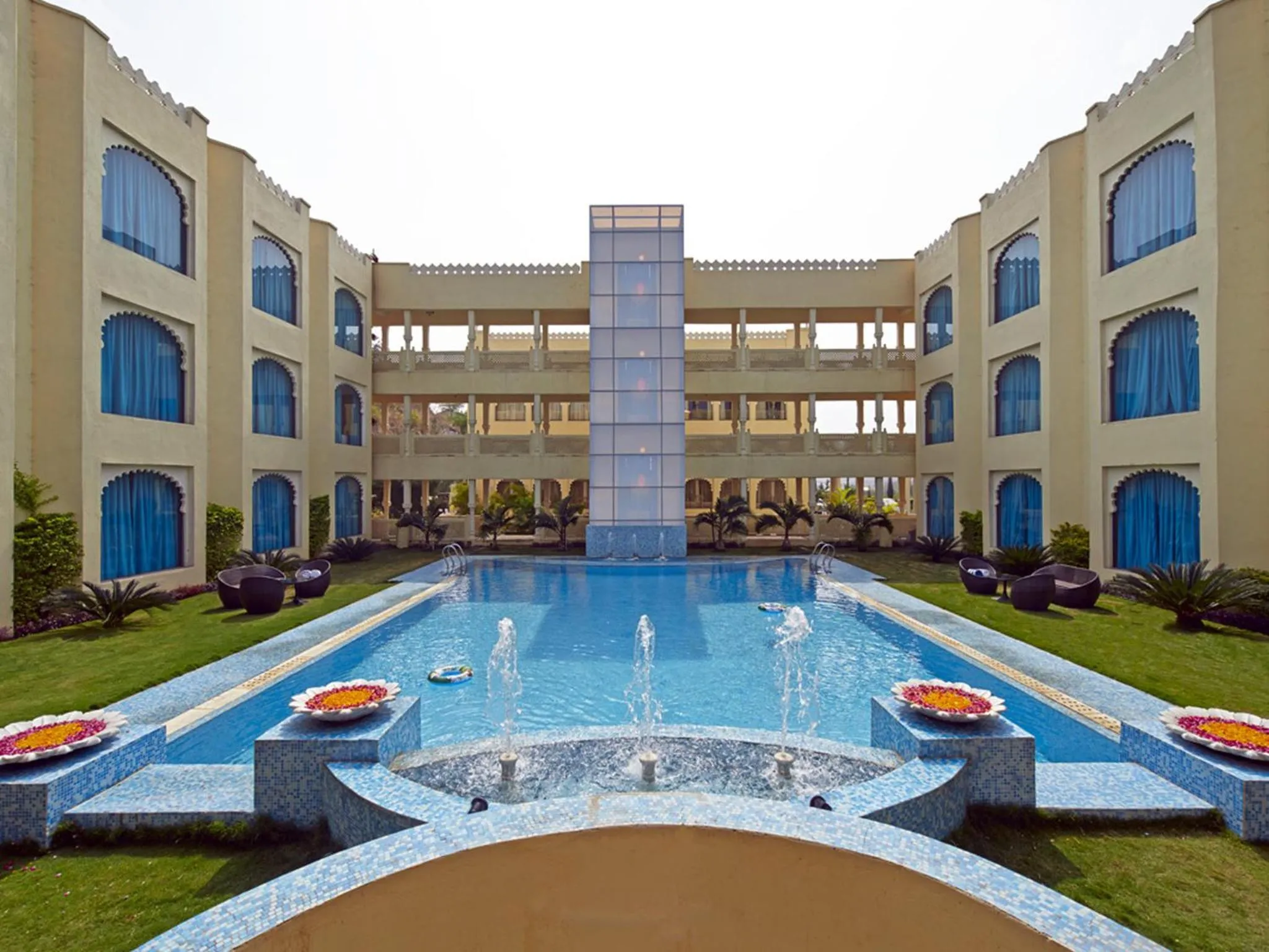 Swimming pool in Club Mahindra Udaipur