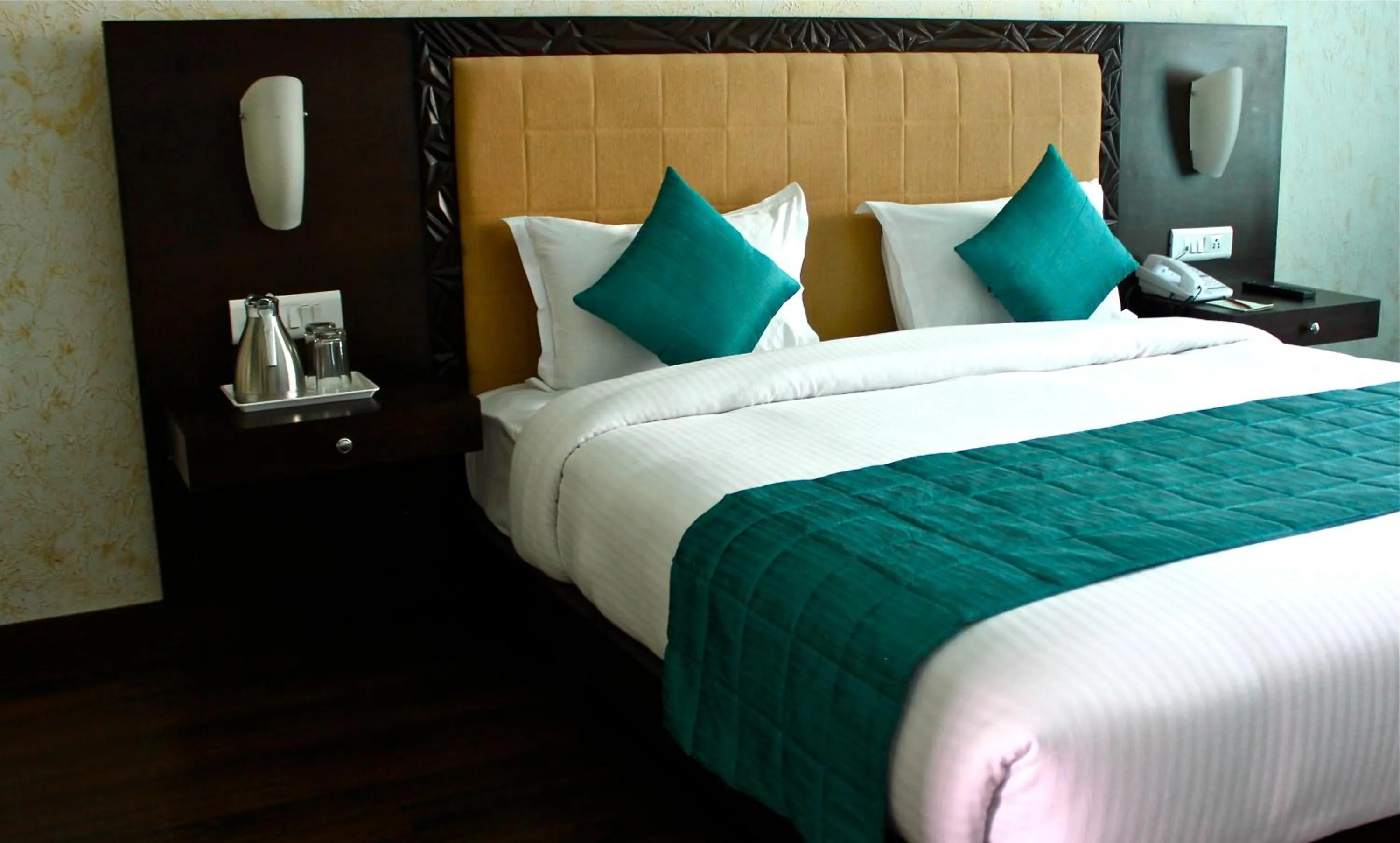 Bed in Club Mahindra Udaipur