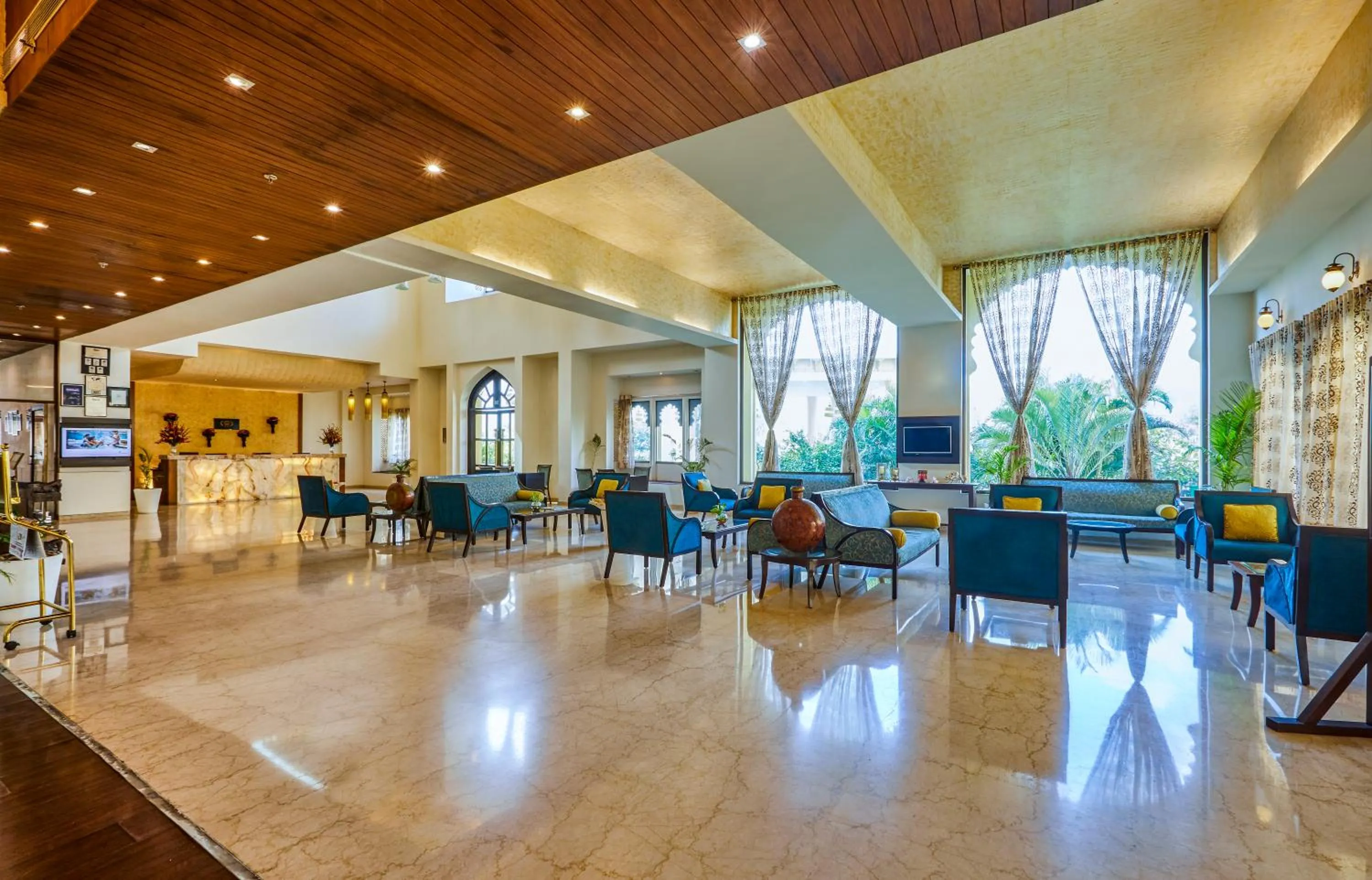 Lobby or reception in Club Mahindra Udaipur