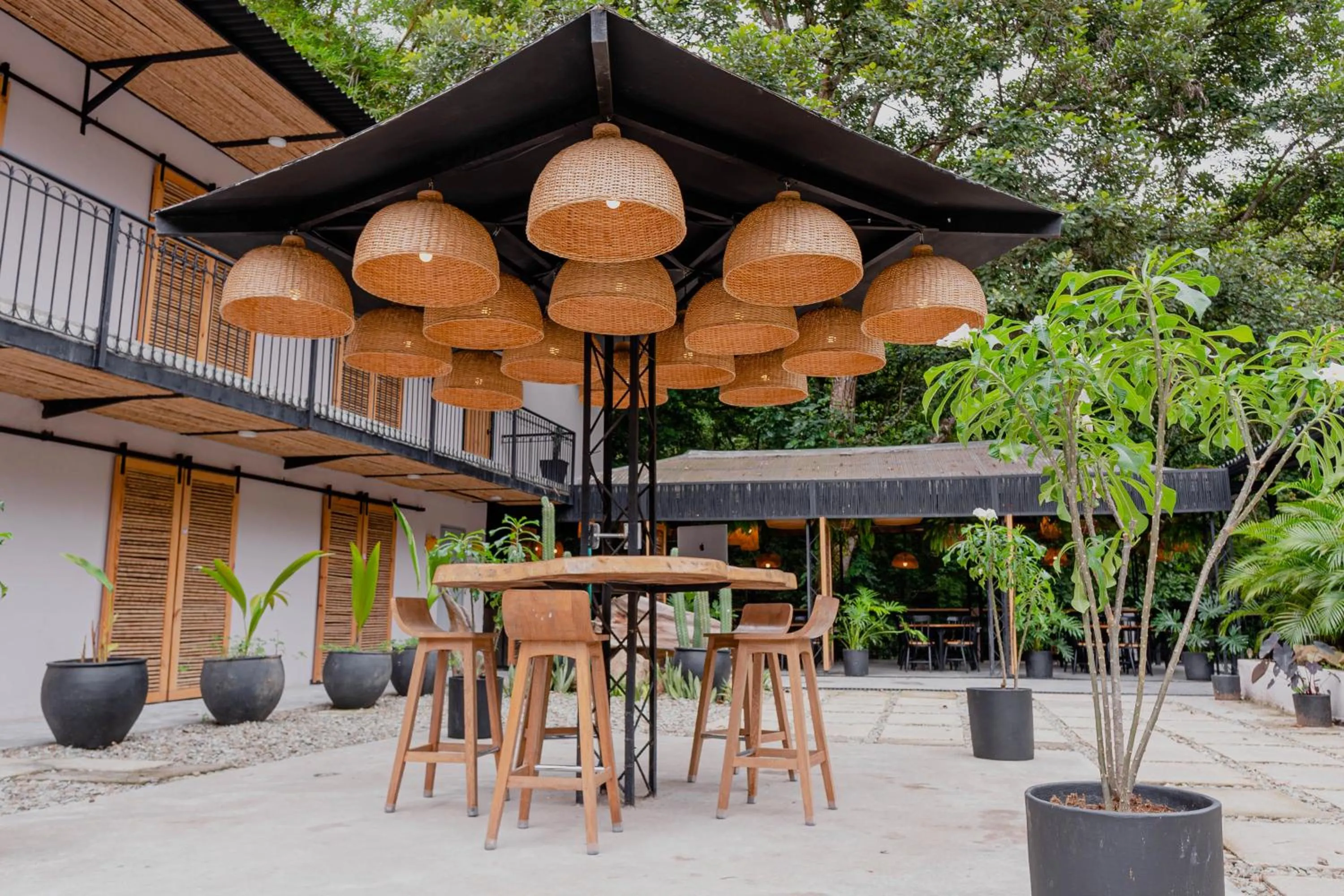 Garden view in Hotel Casa de Hadas