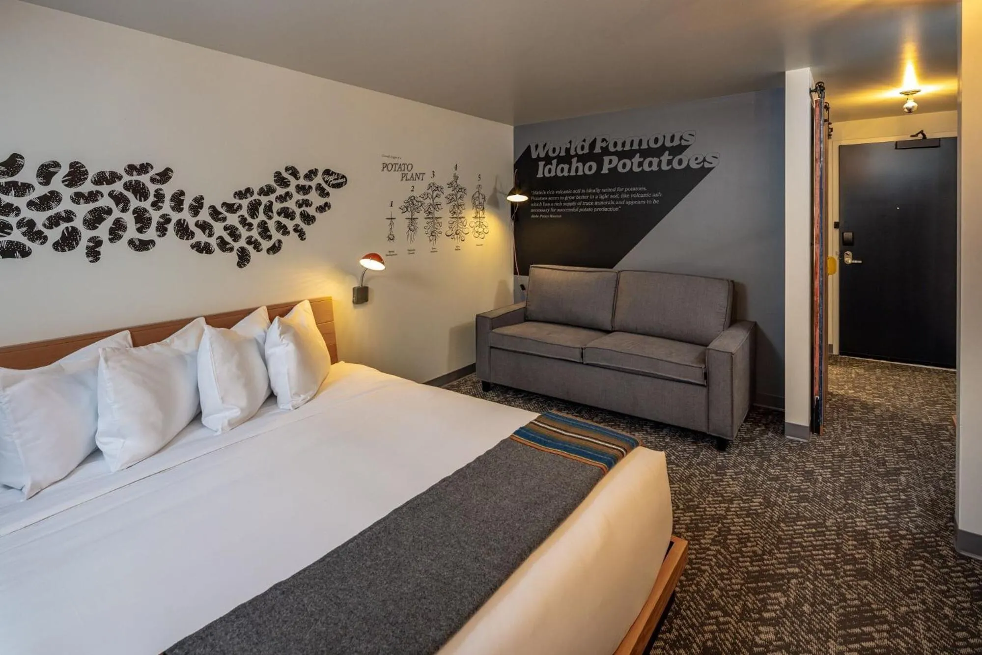 Bedroom, Bed in The SPARROW