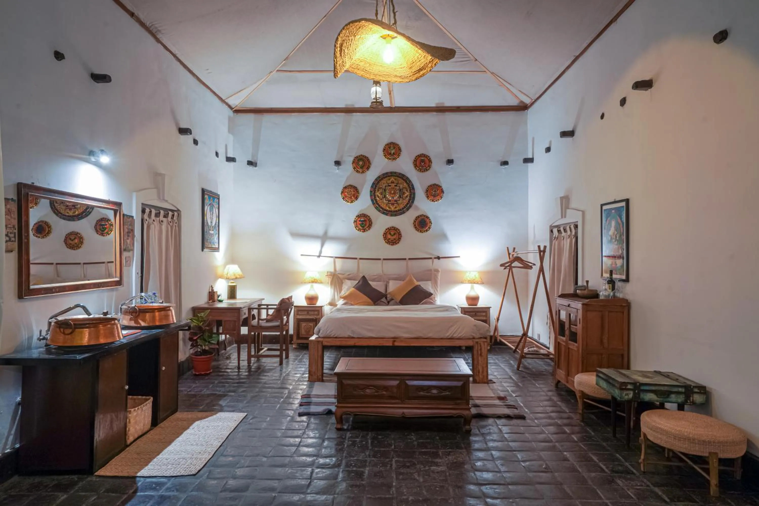 Seating area in Samsara Apartments by Baber Mahal Revisited