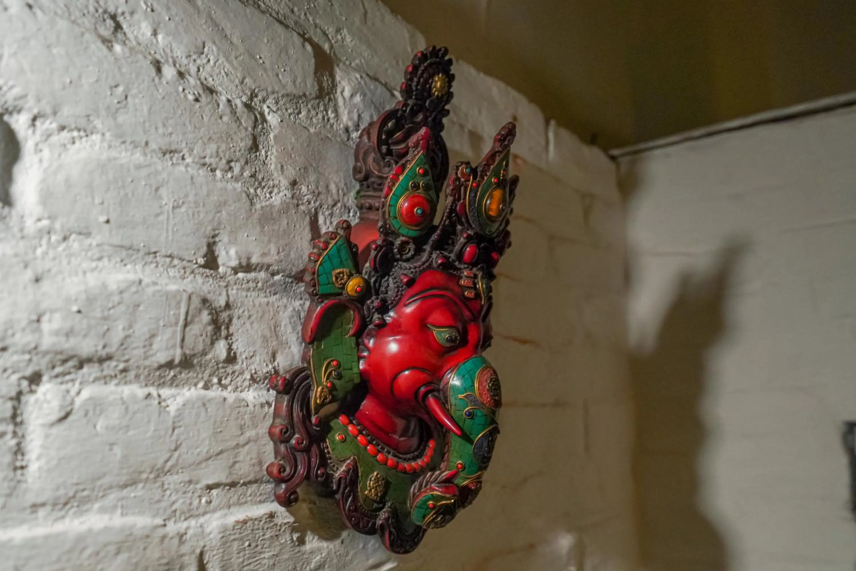 Decorative detail in Samsara Apartments by Baber Mahal Revisited