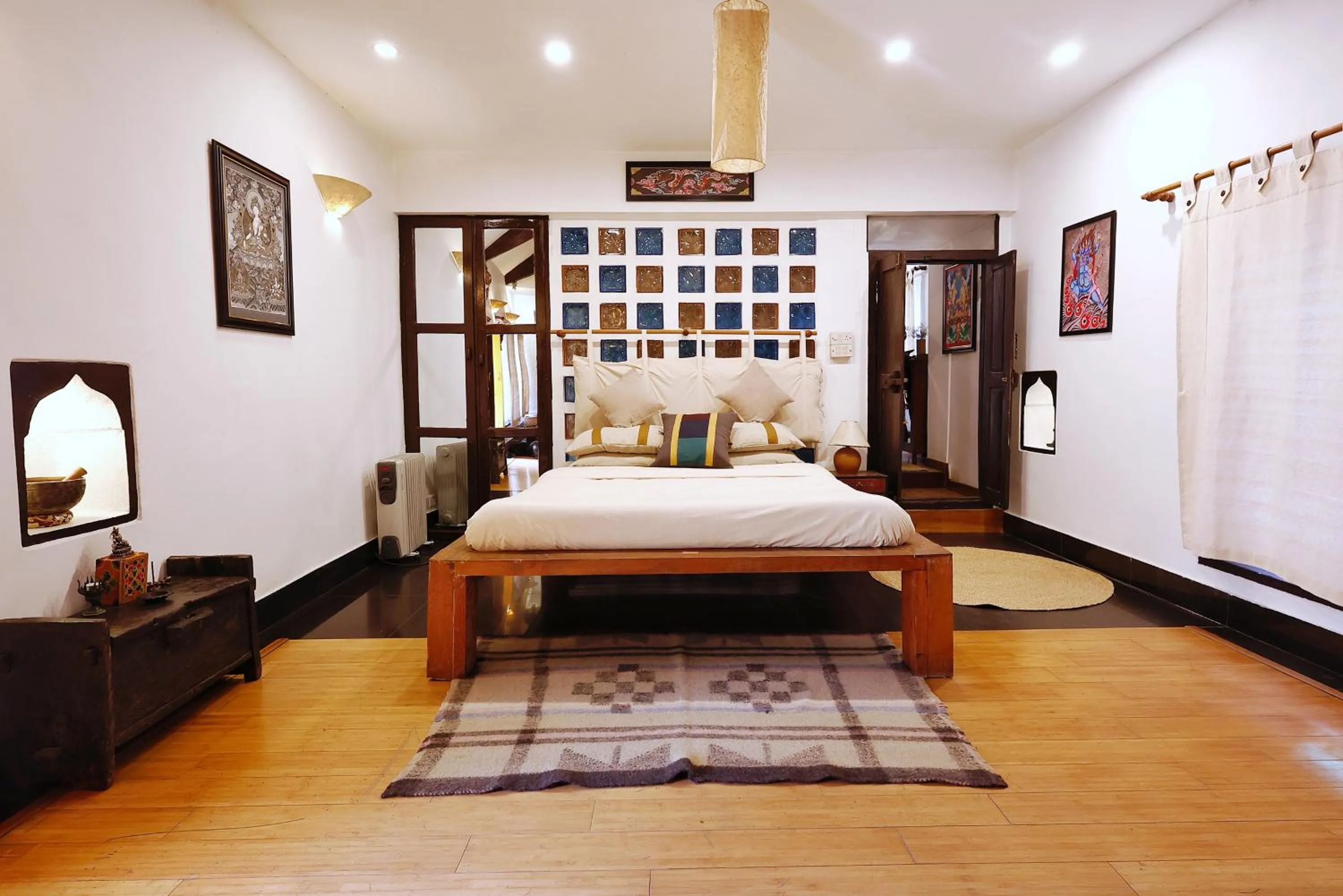 Bed in Samsara Apartments by Baber Mahal Revisited