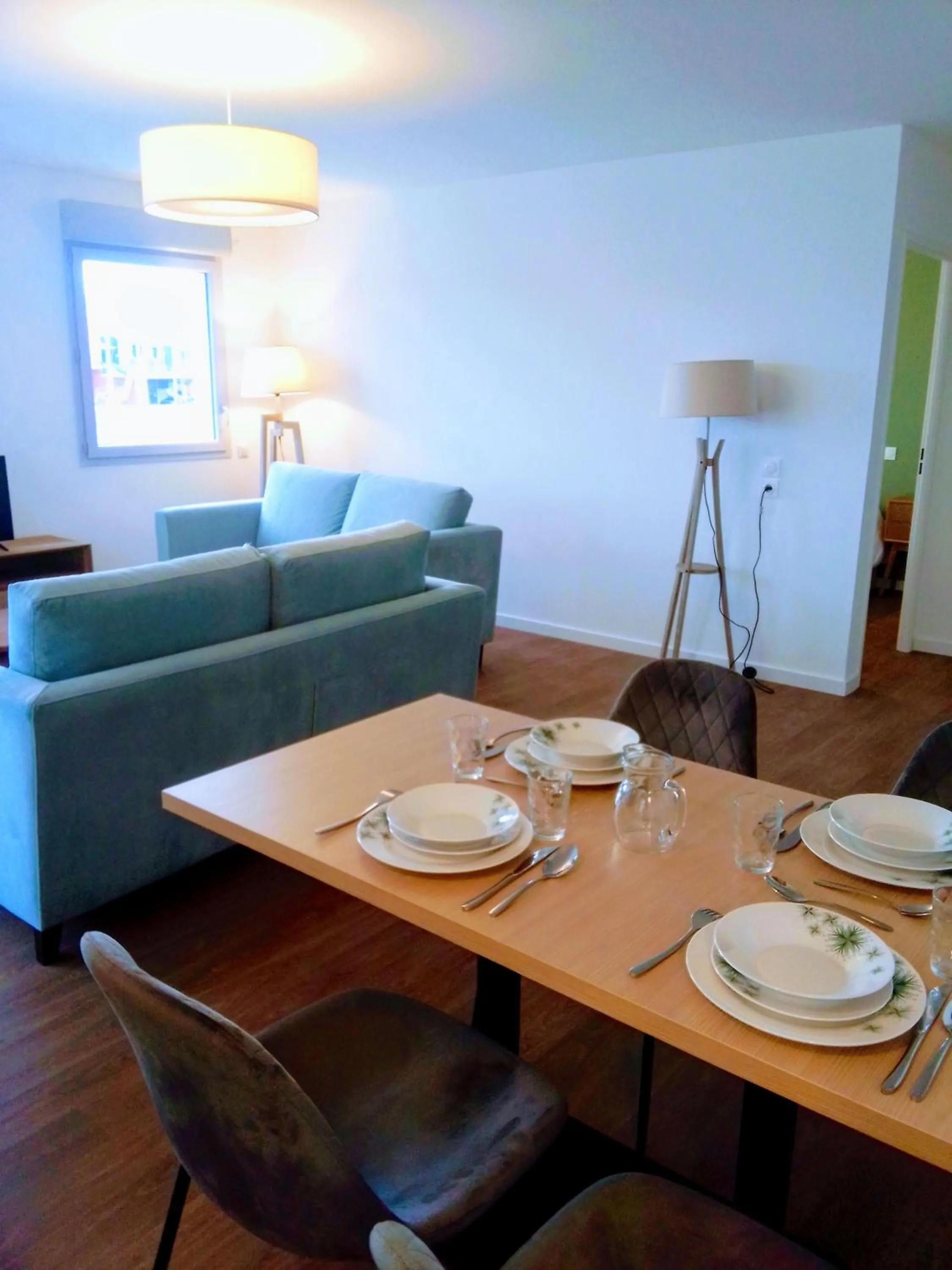 Living room in Zenao Appart'hôtels Boulogne-sur-Mer - La Rose des Vents