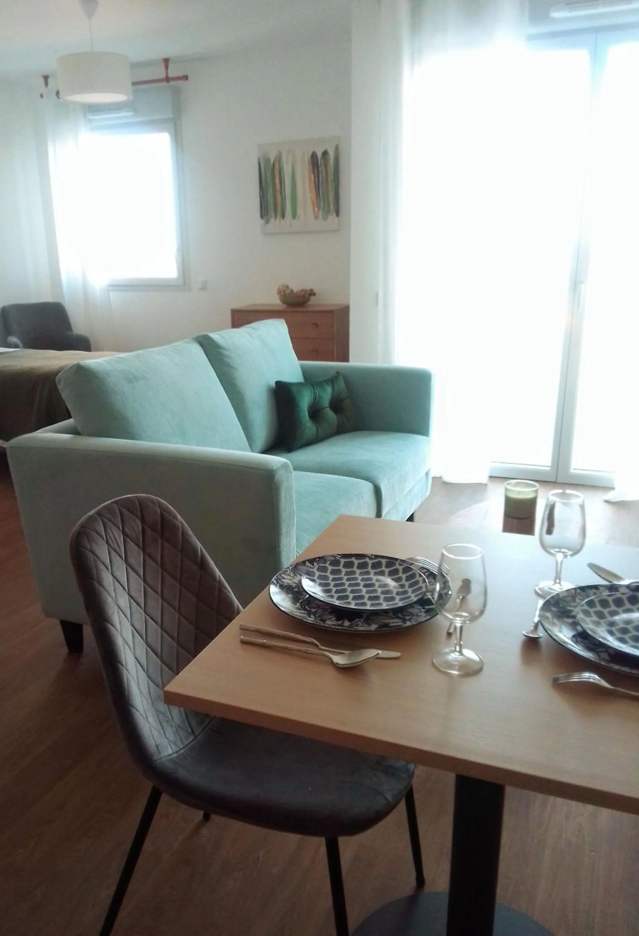 Living room in Zenao Appart'hôtels Boulogne-sur-Mer - La Rose des Vents