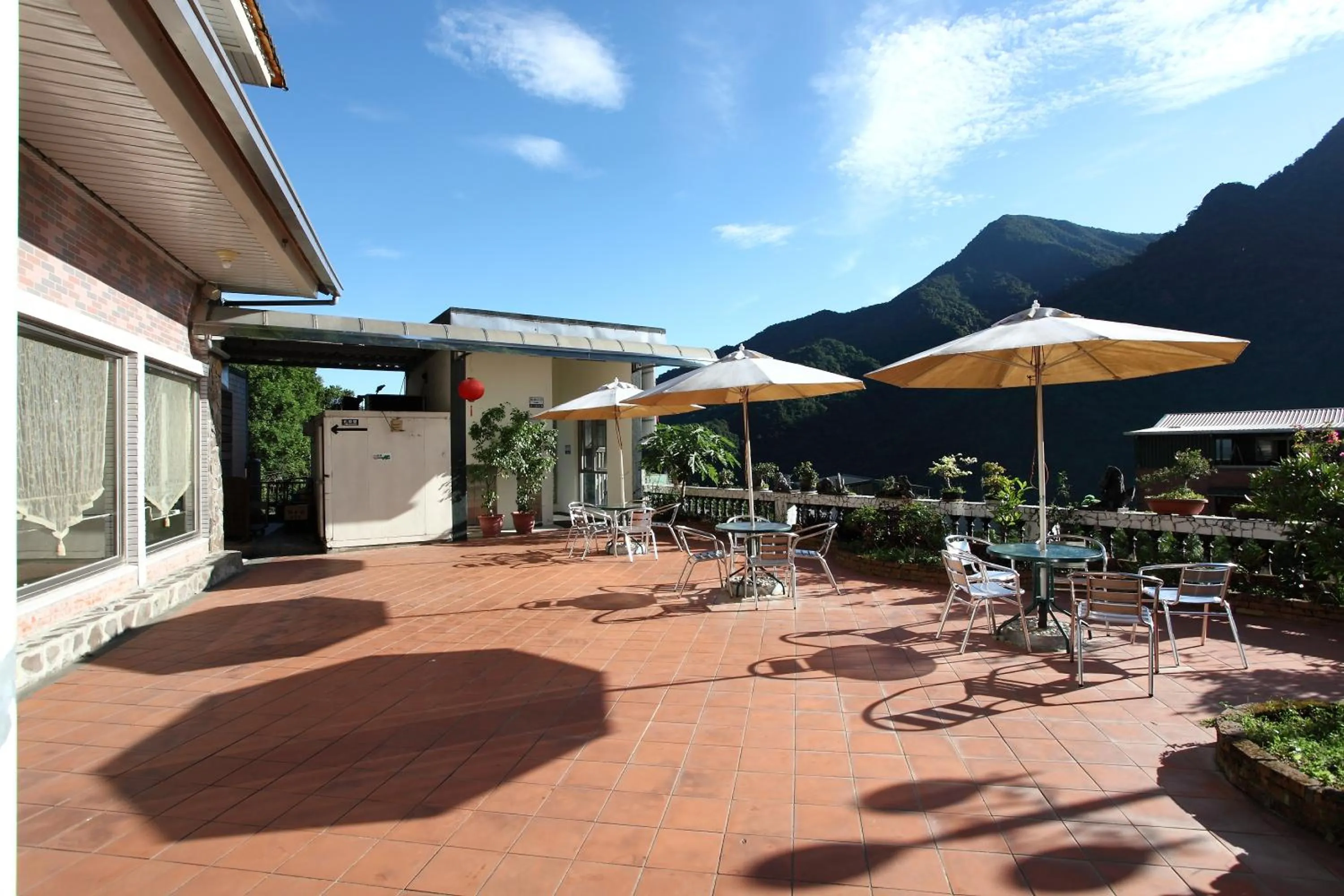 Balcony/Terrace in Hotspring World Wulai