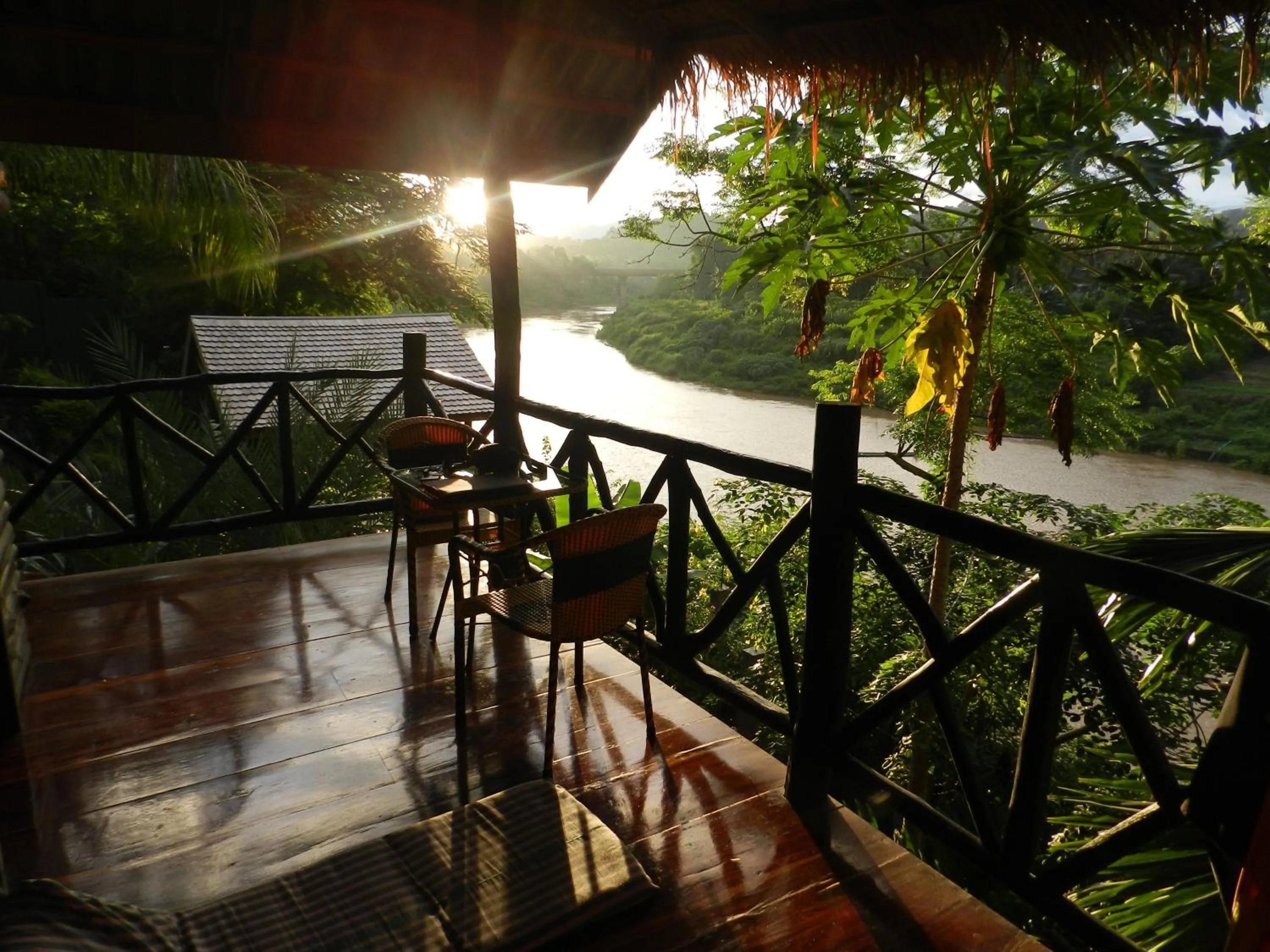 Balcony/Terrace in Thongbay Guesthouse