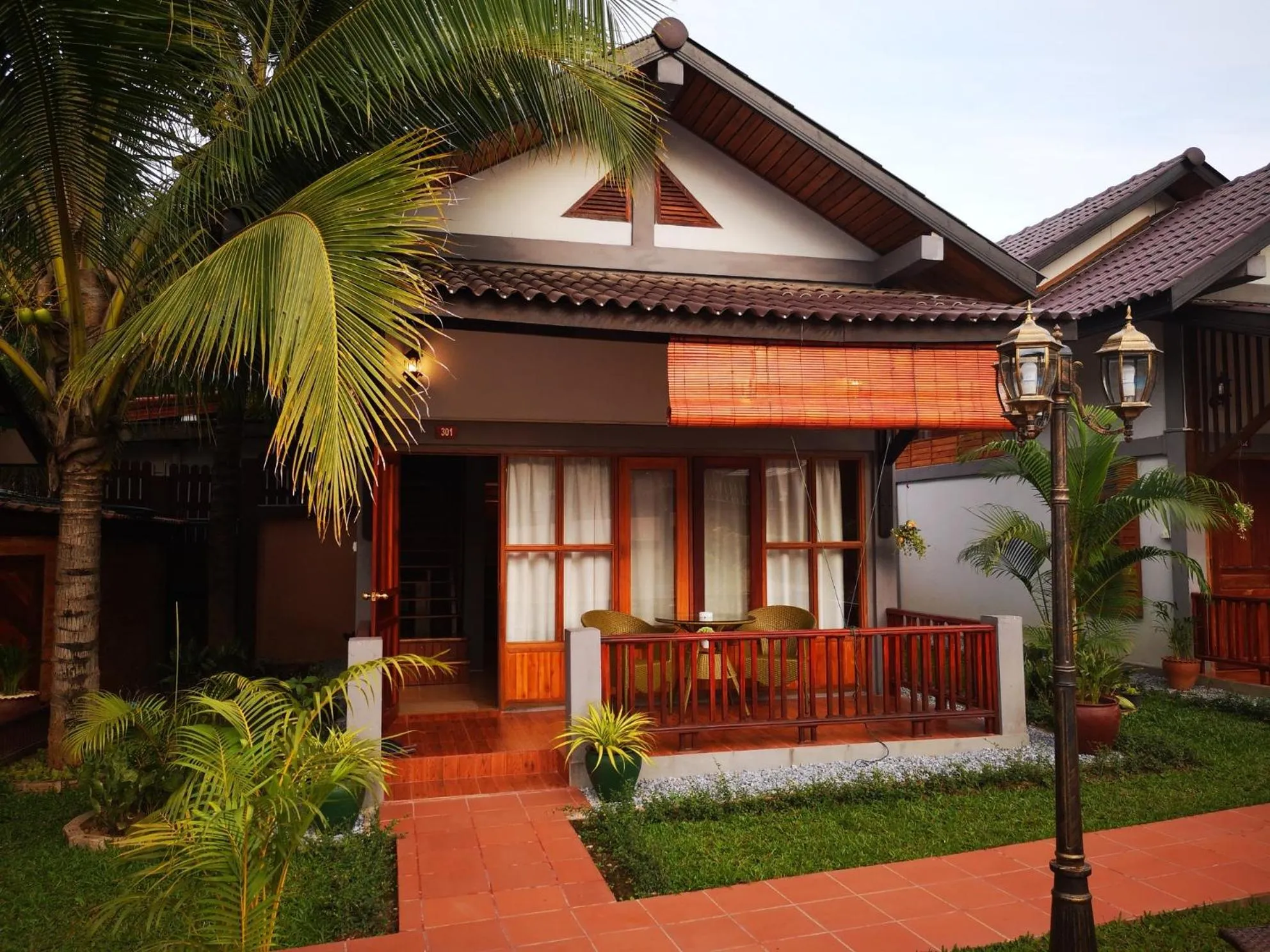 Garden in Thongbay Guesthouse