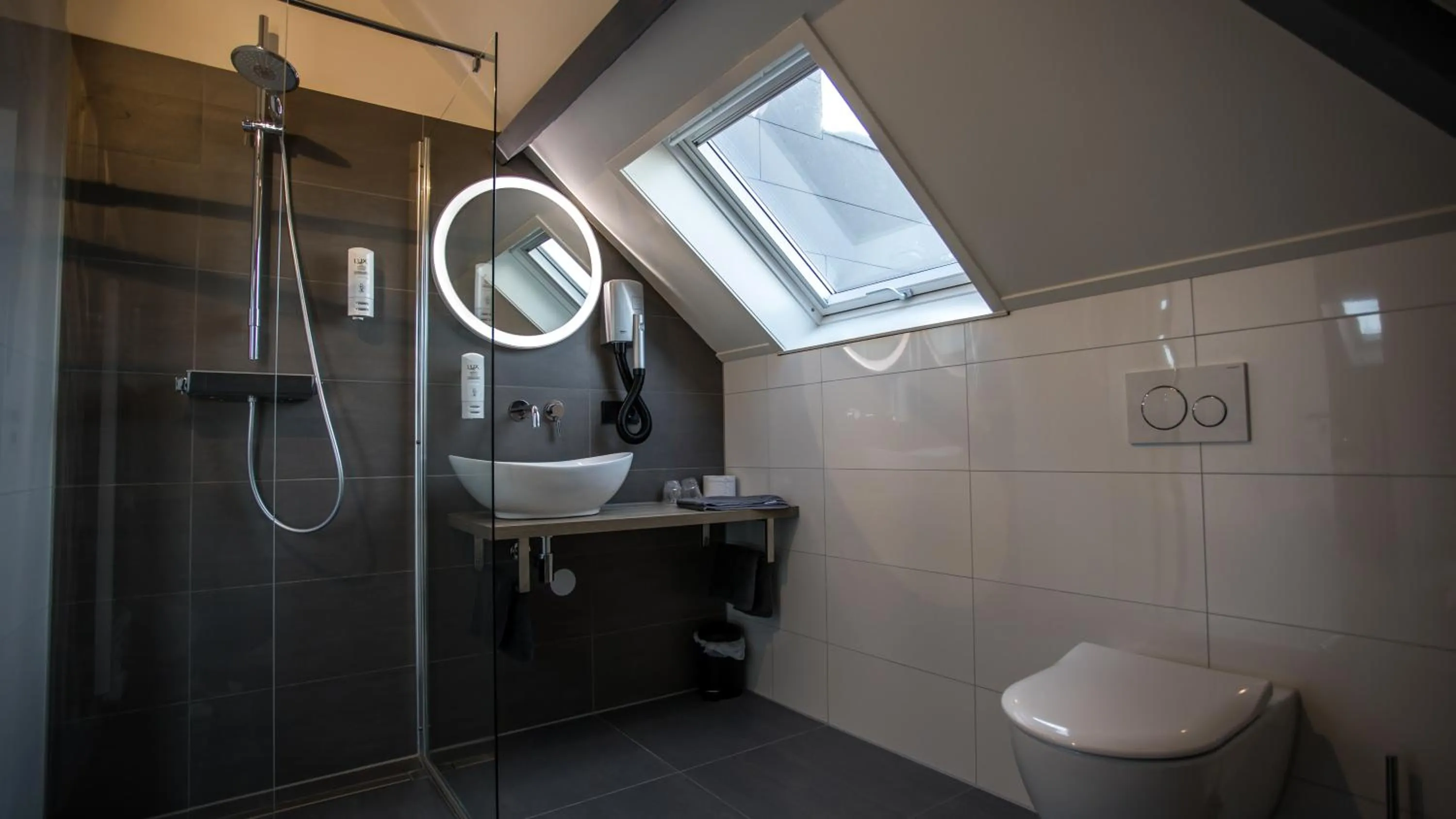 Shower in Hotel en privé-wellness De Nieuwe Doelen