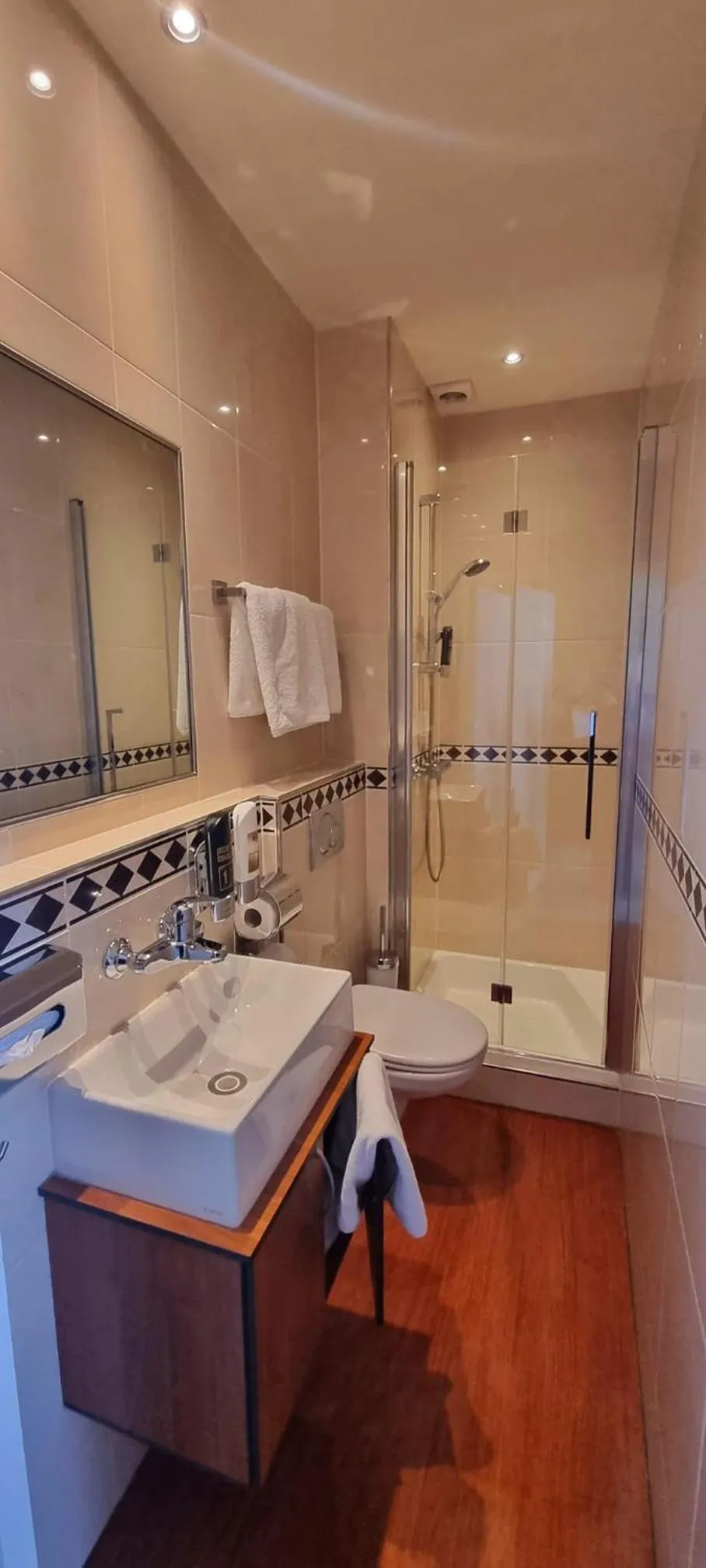 Shower in Hotel en privé-wellness De Nieuwe Doelen