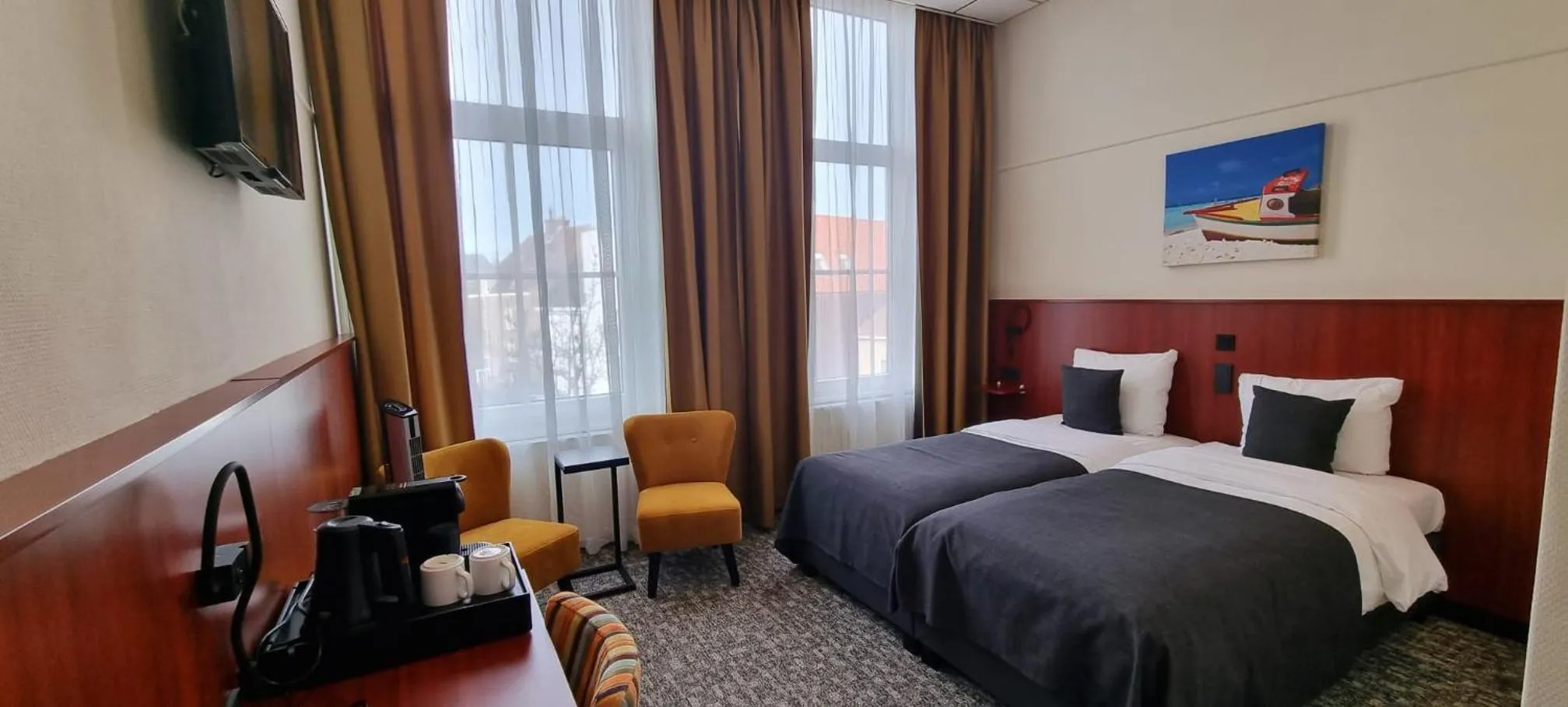 Bed in Hotel en privé-wellness De Nieuwe Doelen