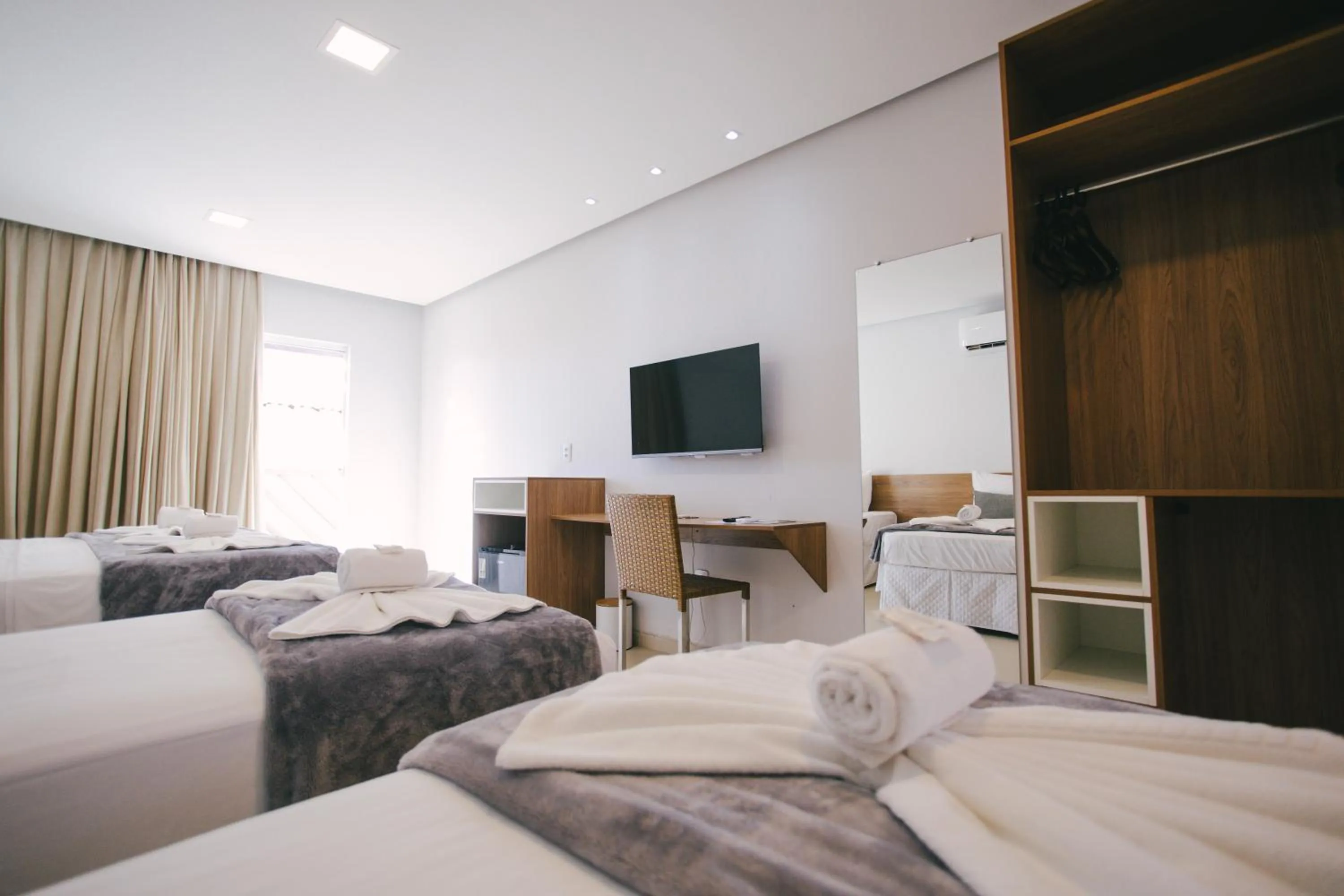 Bed in Oiti Beach Resort Tutoia