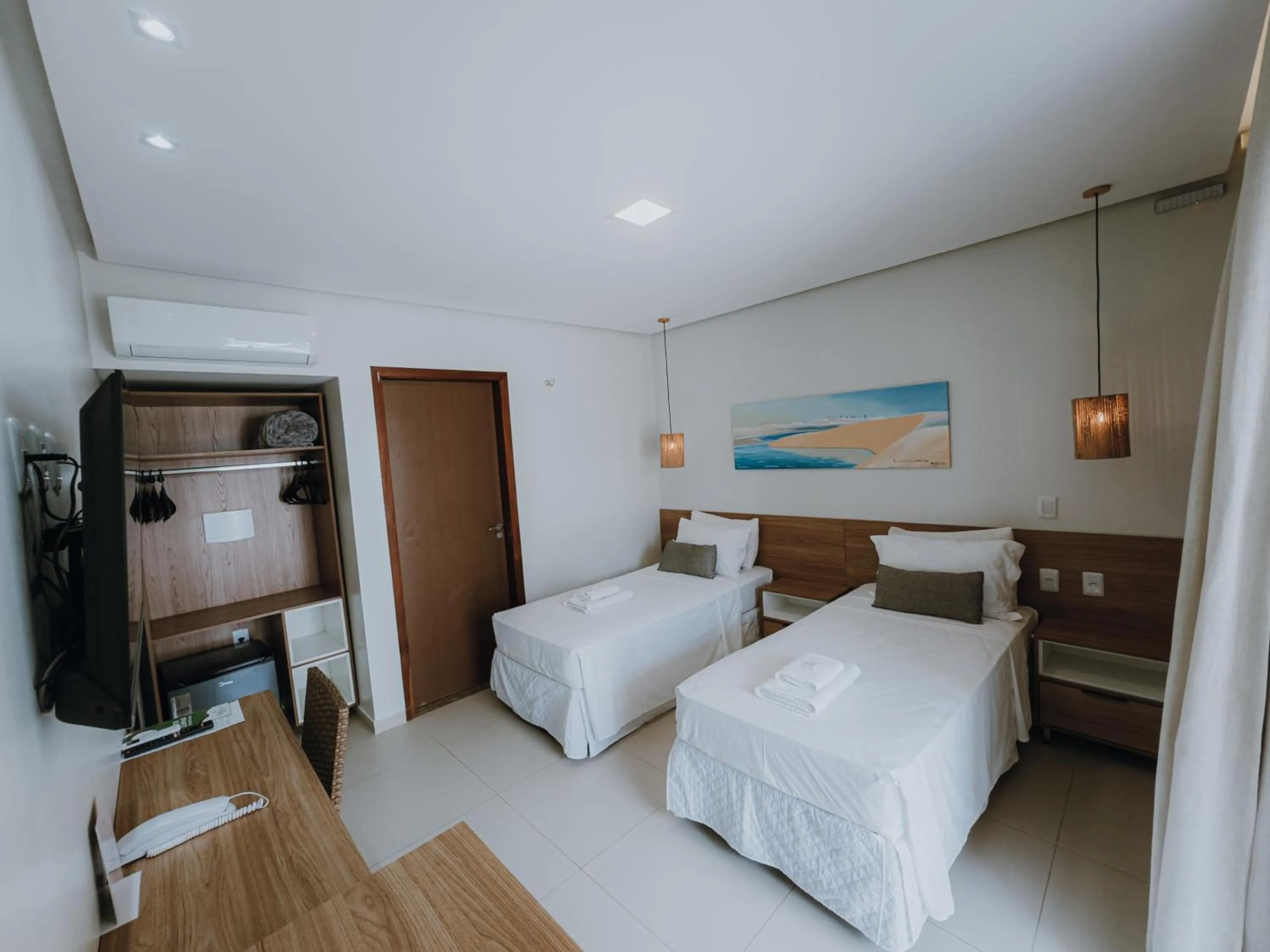 Bed in Oiti Beach Resort Tutoia