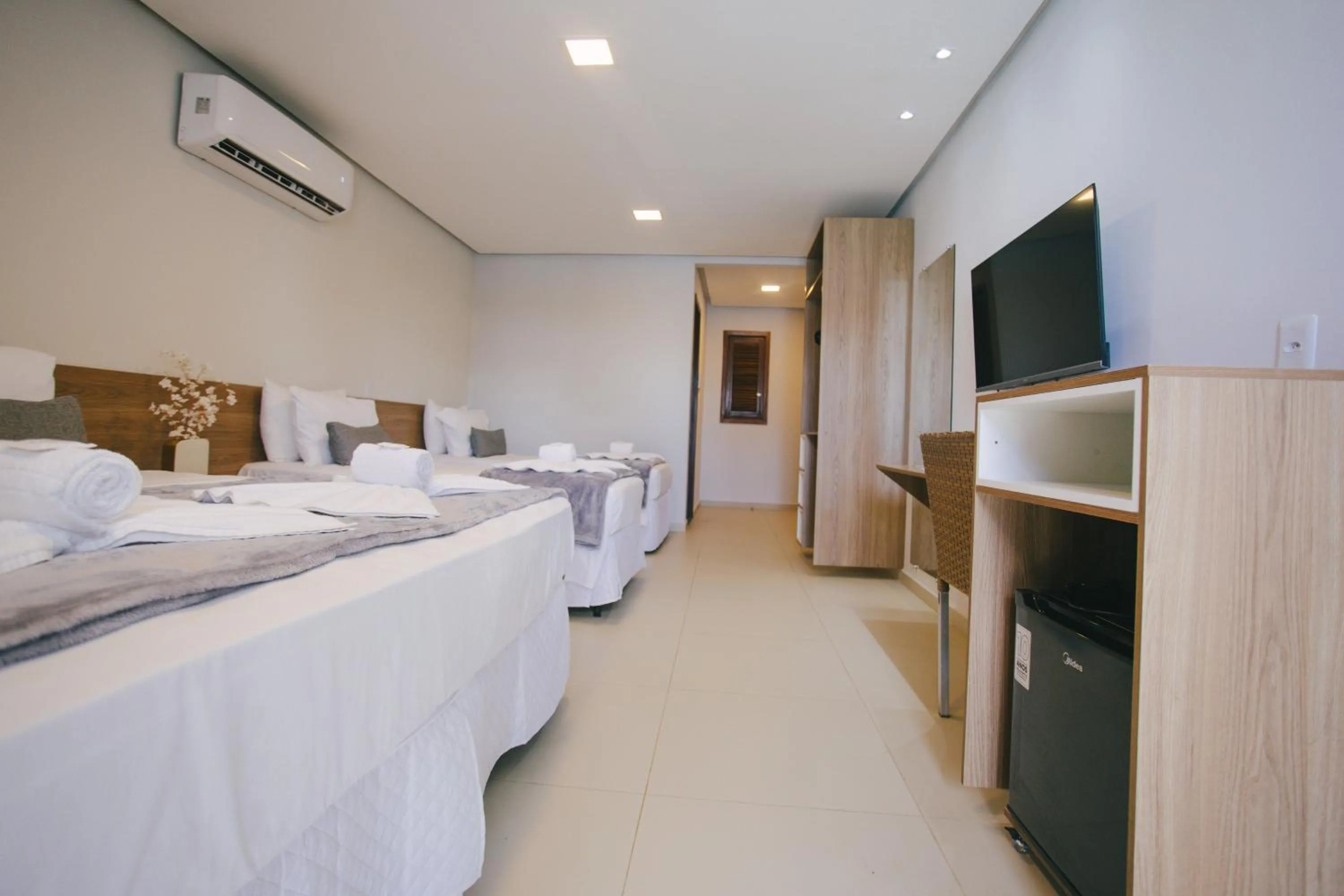 Bed in Oiti Beach Resort Tutoia