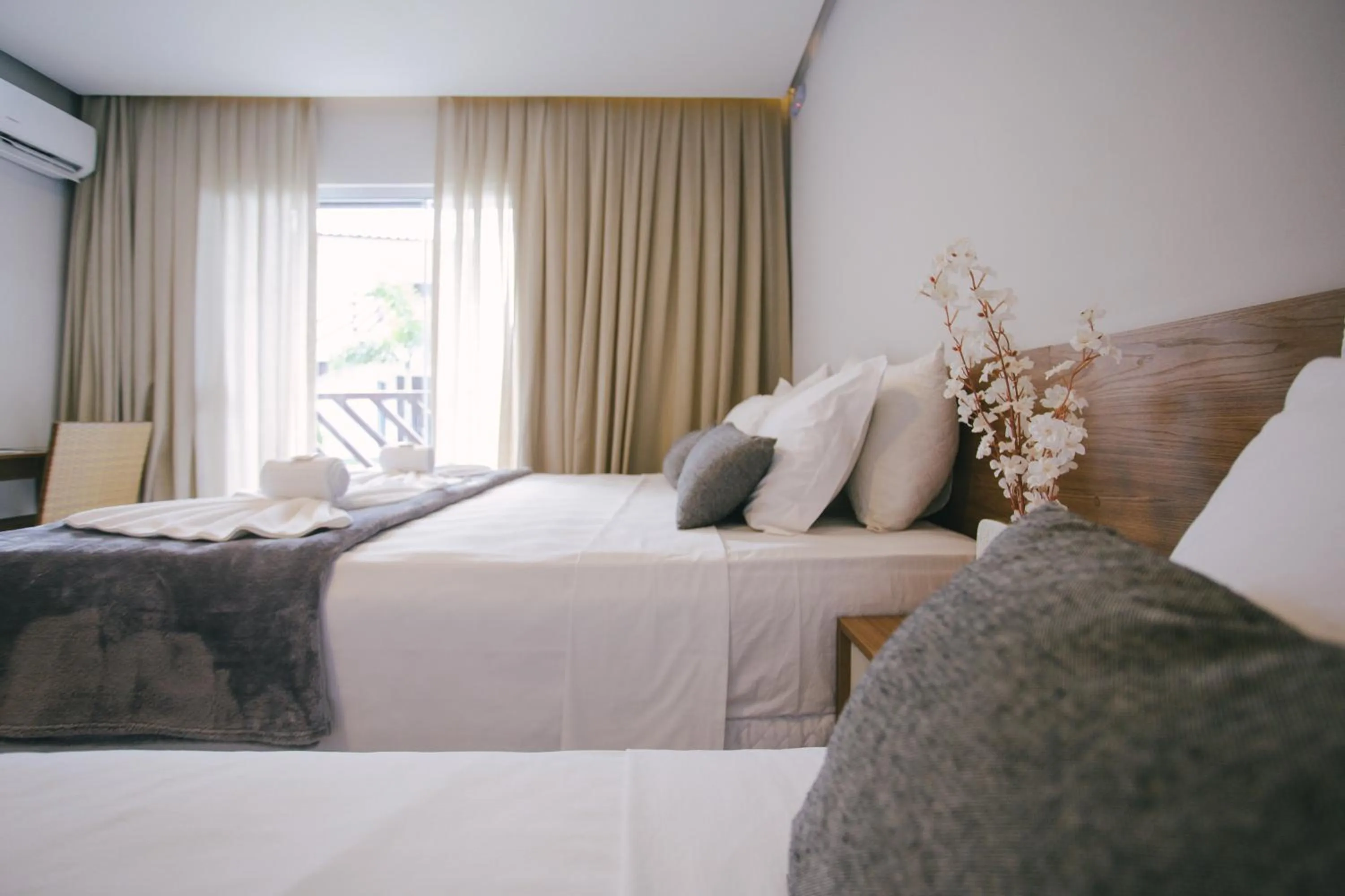 Bed in Oiti Beach Resort Tutoia