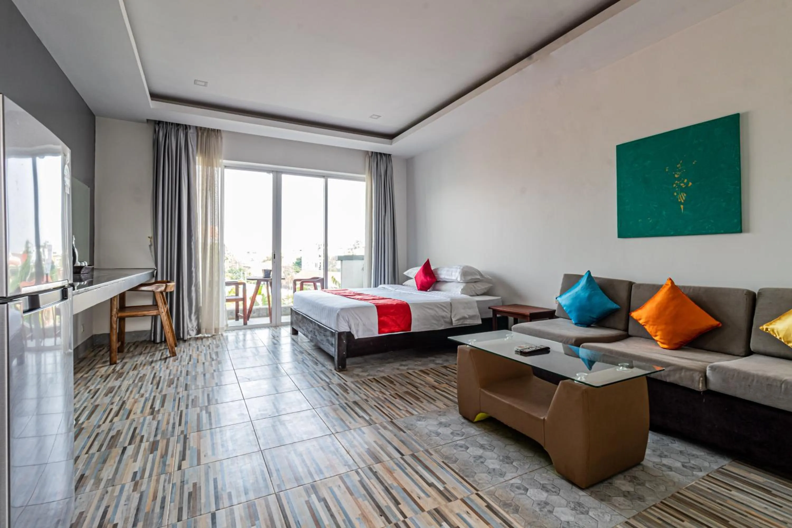 Living room, Bed in Angkor Sweet Night Hotel