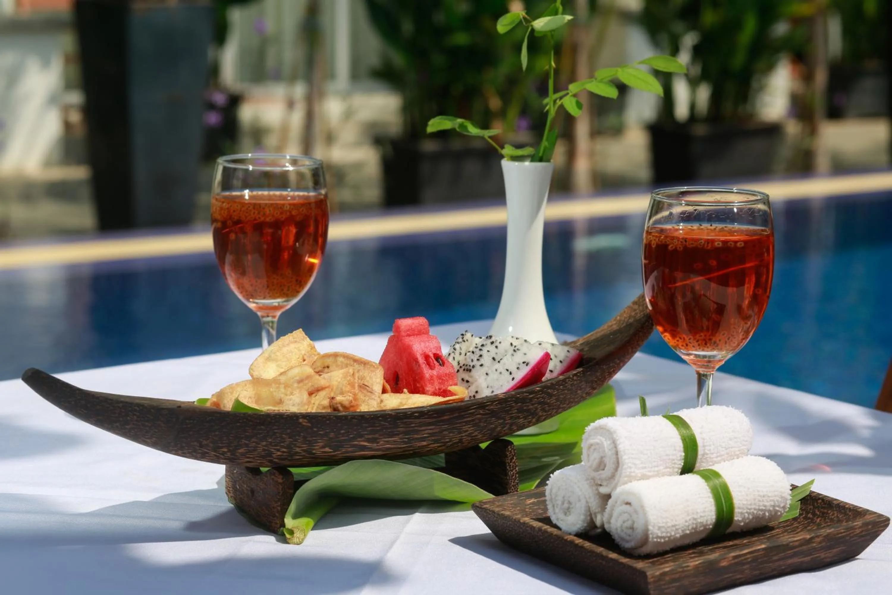 Food and drinks in Angkor Sweet Night Hotel