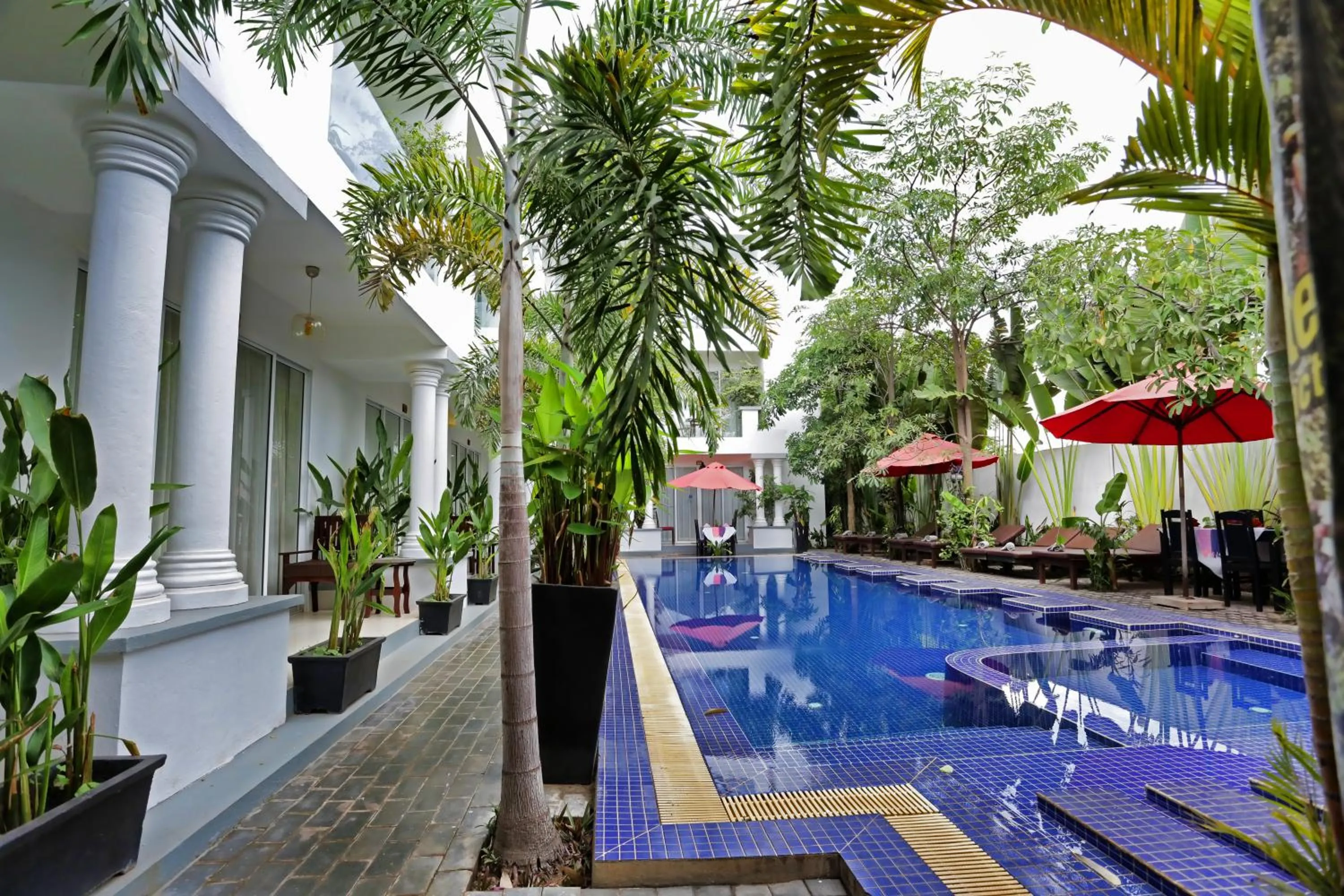 Garden view in Angkor Sweet Night Hotel