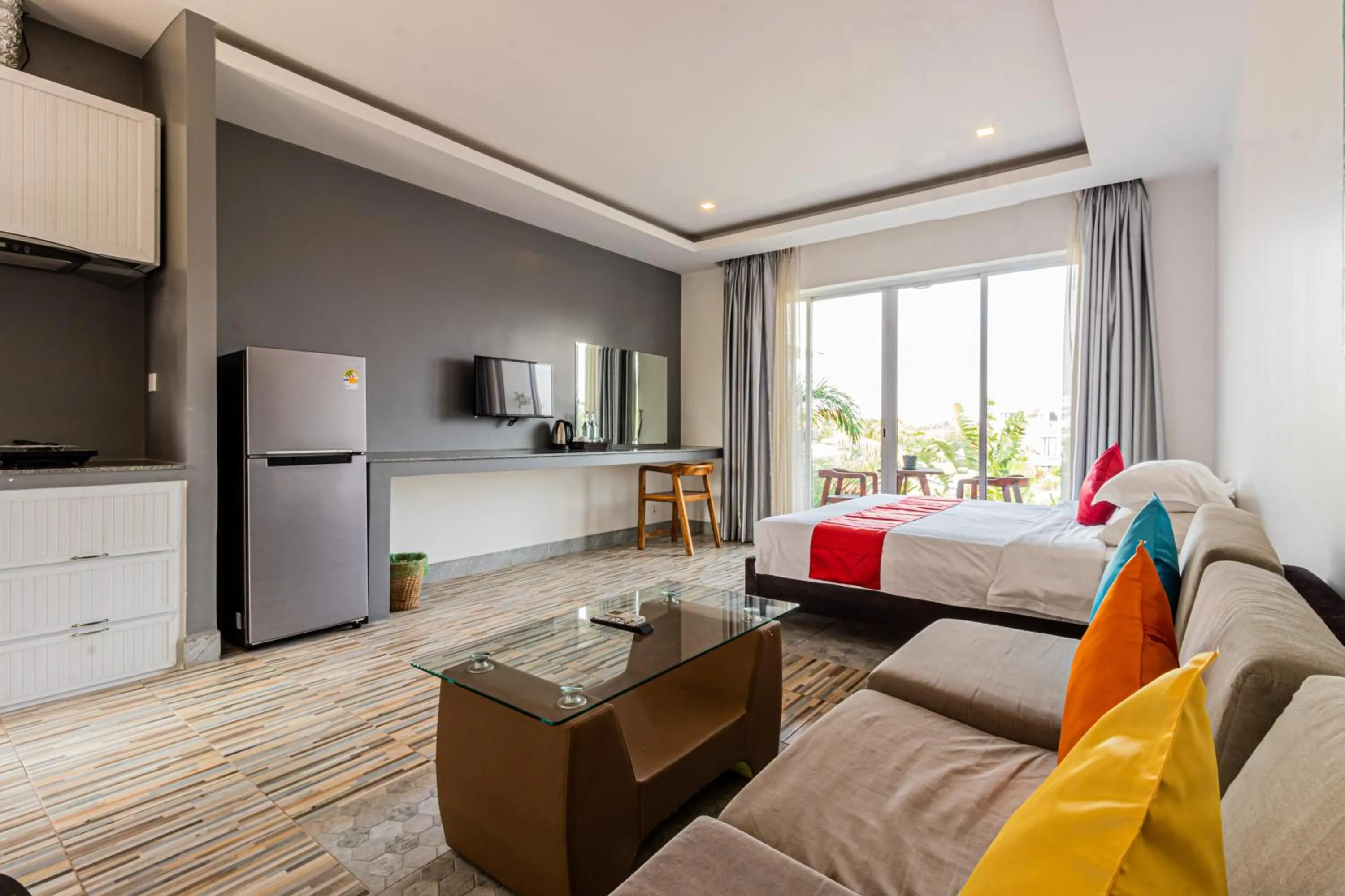 Bed in Angkor Sweet Night Hotel